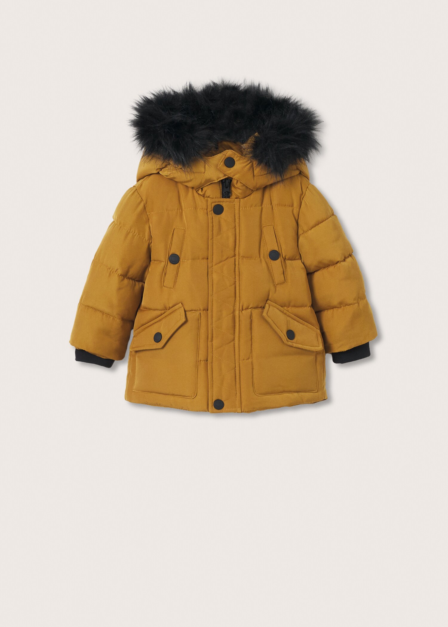 Anorak acolchado capucha pelo - Artículo sin modelo