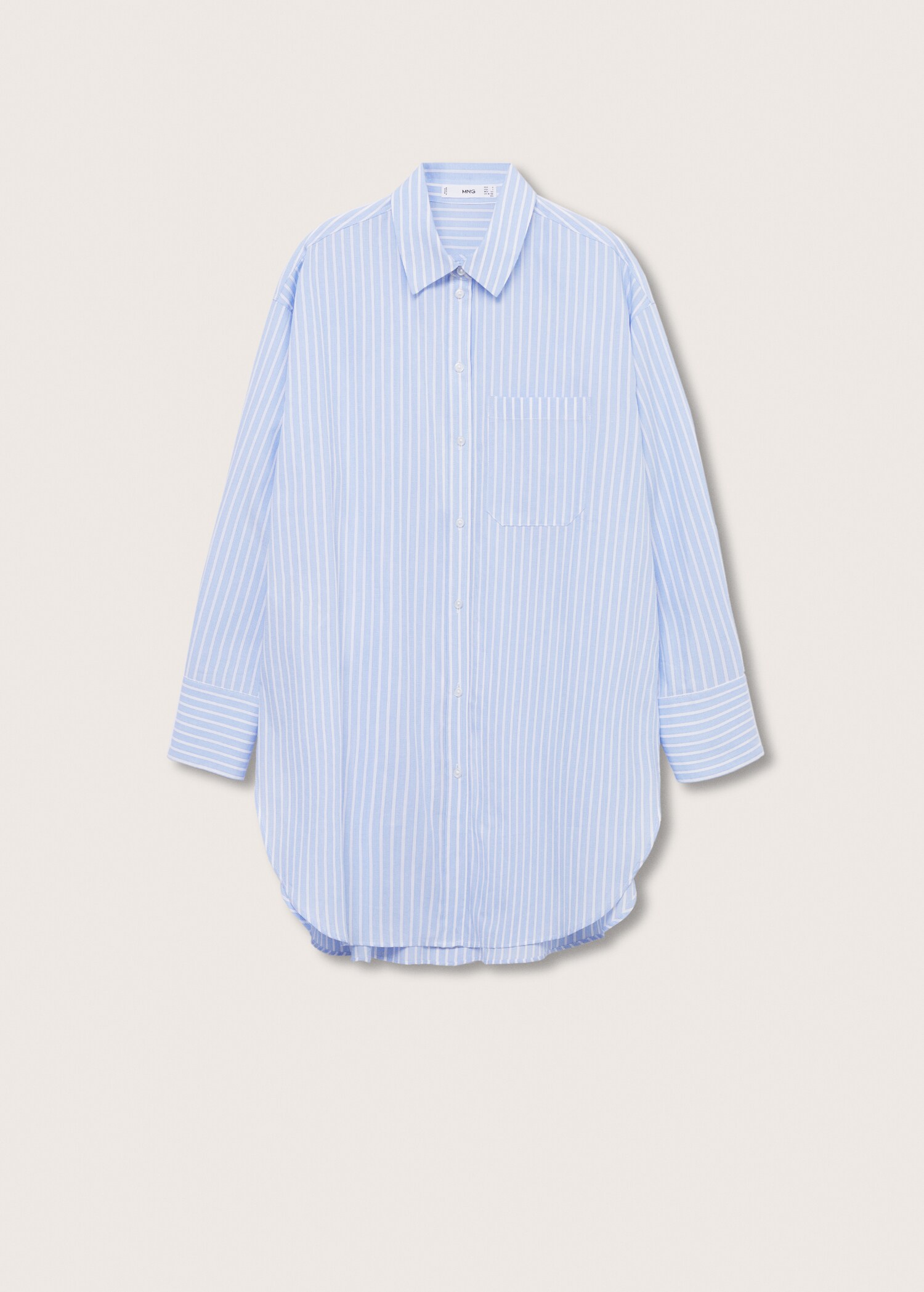 Oversize striped shirt - Article without model