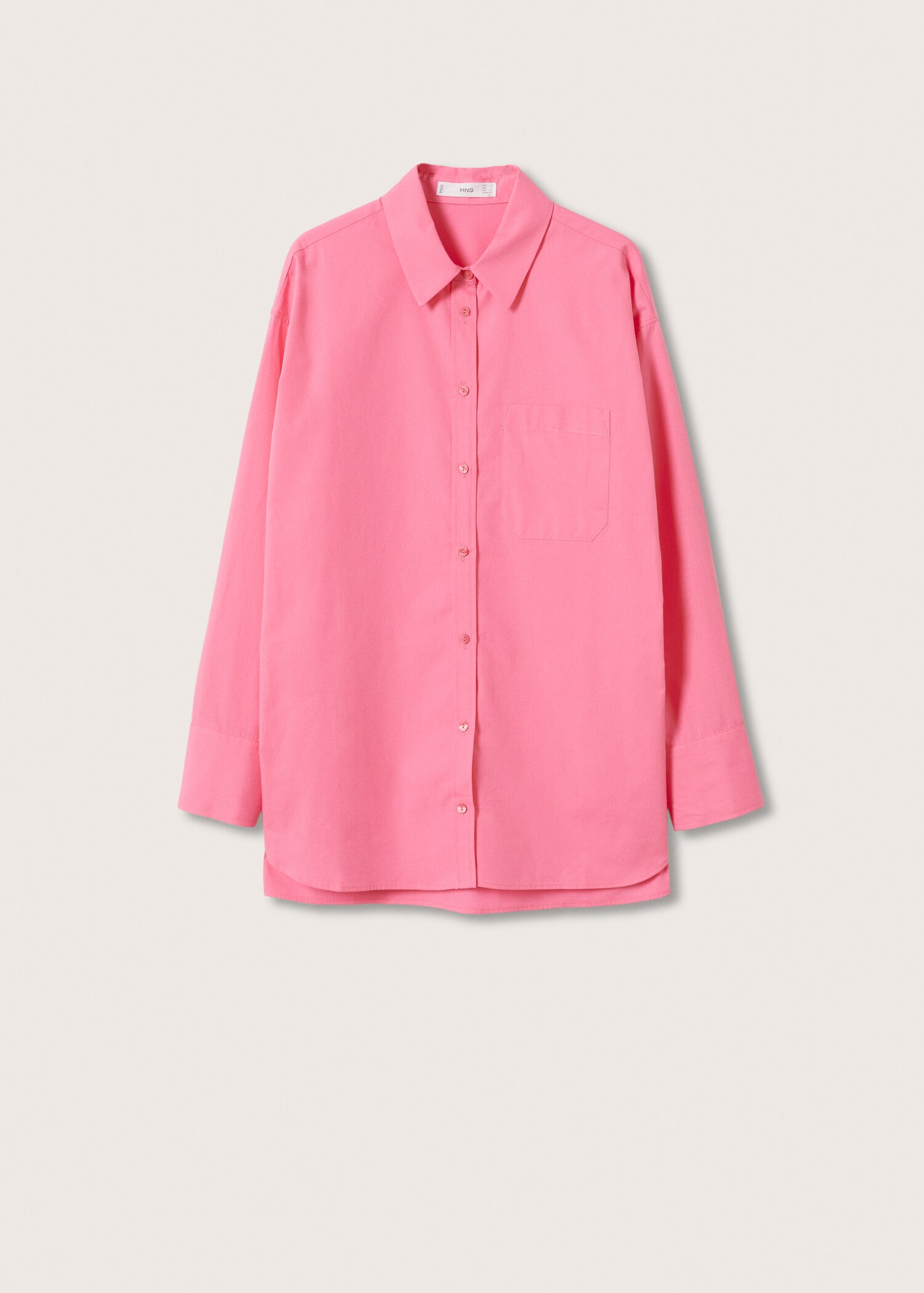 Bavlněná košile oversize - Zboží bez modelu