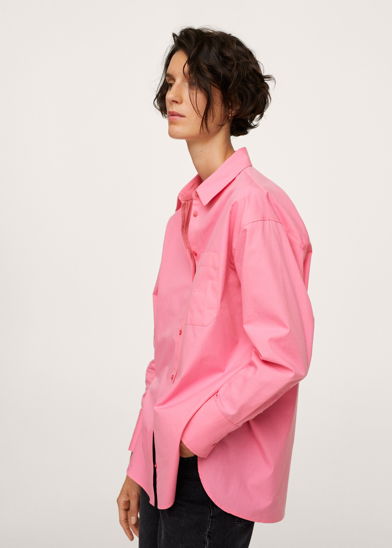 Bavlněná košile oversize - Detail zboží 2