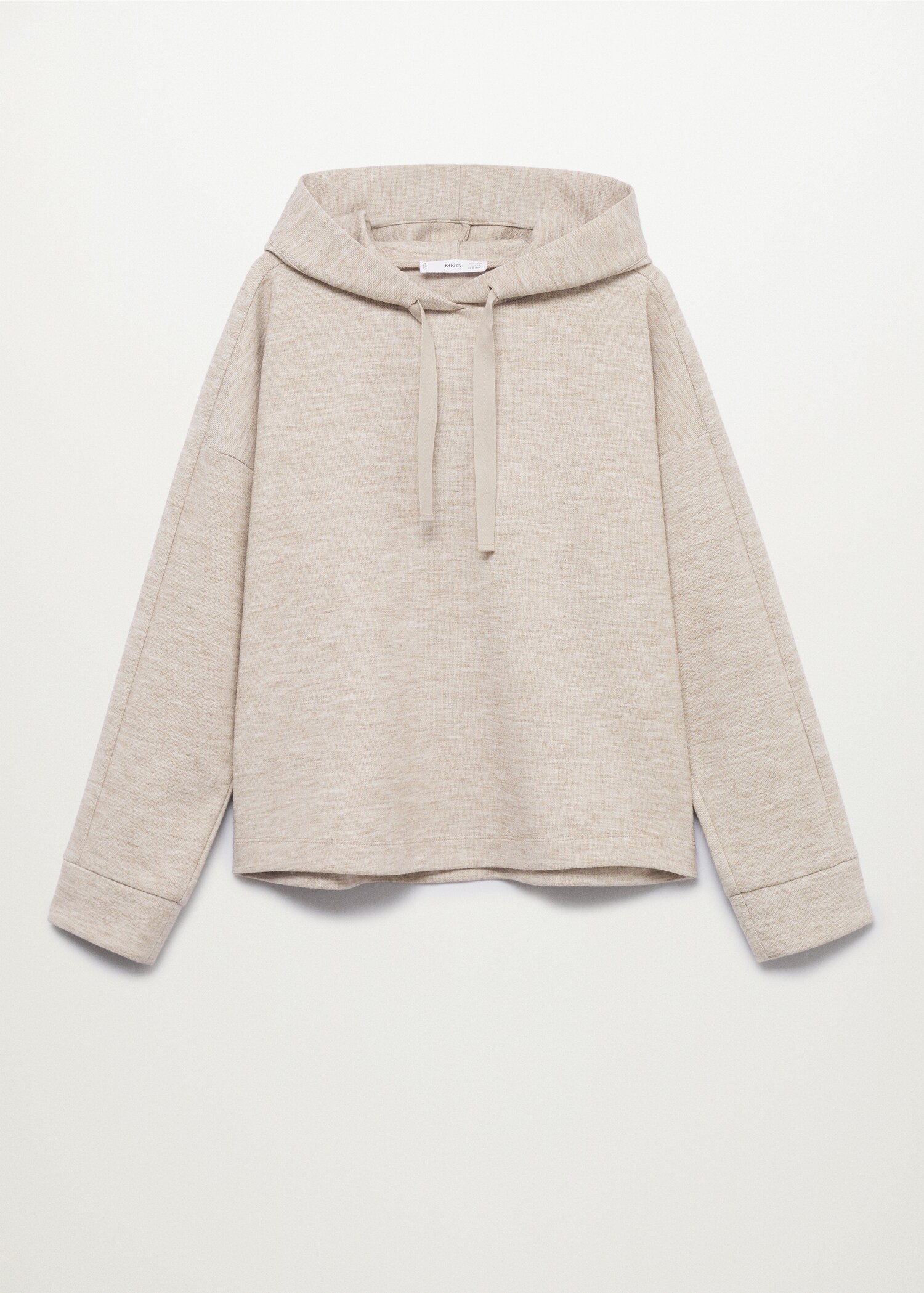 Sudadera jaspeada capucha - Artículo sin modelo