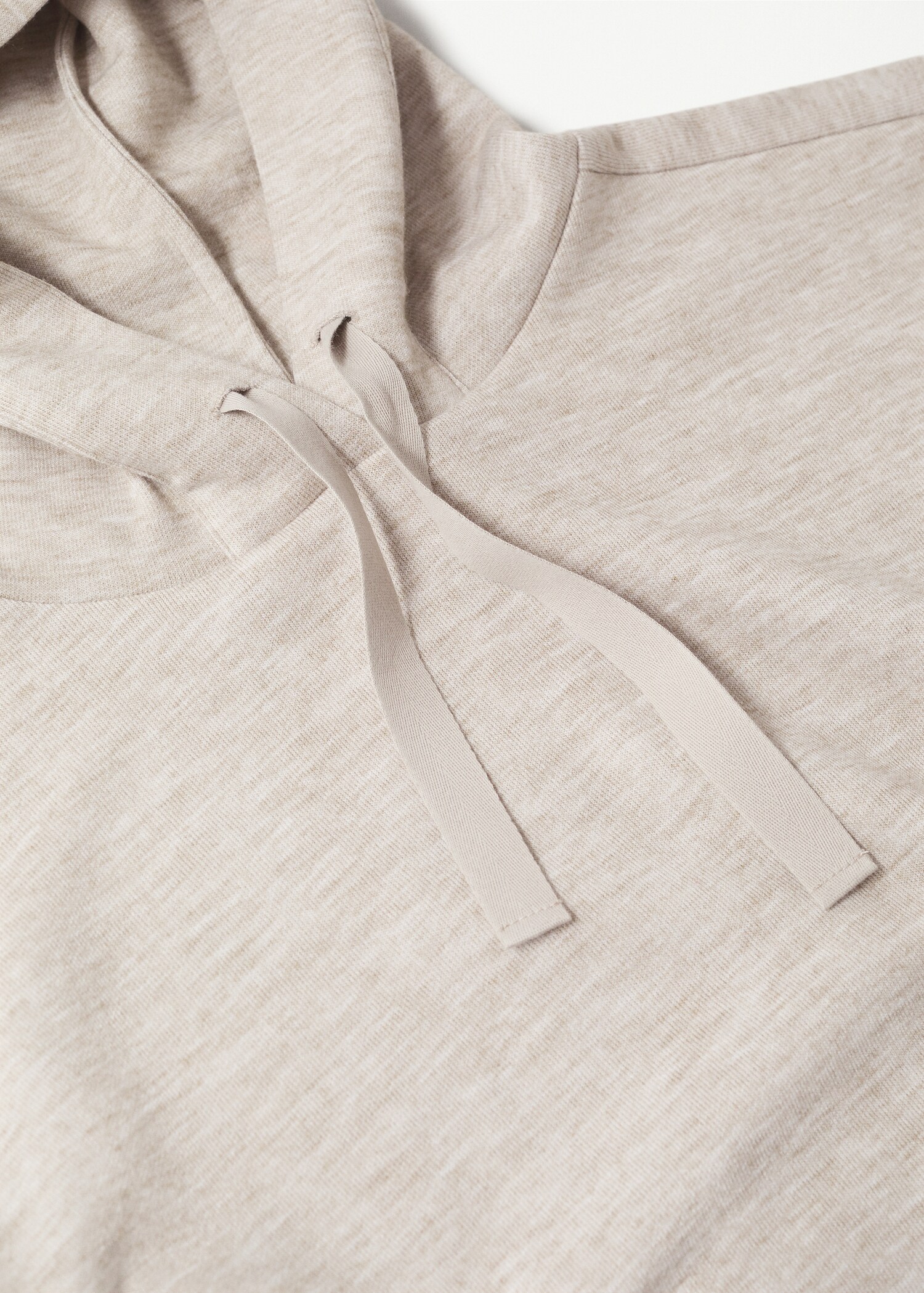 Sudadera jaspeada capucha - Detalle del artículo 8