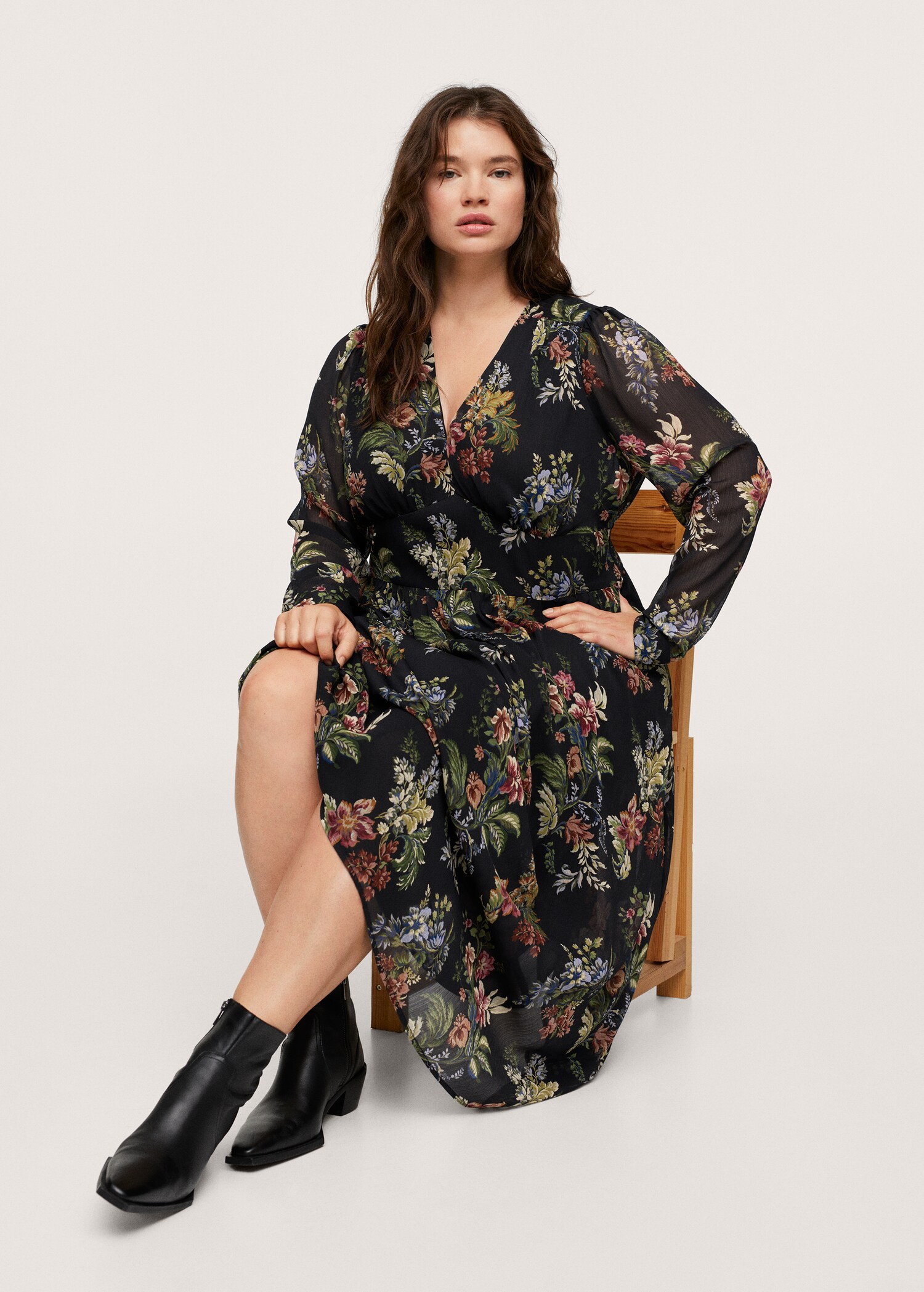 Vestido estampado floral - Detalle del artículo 2