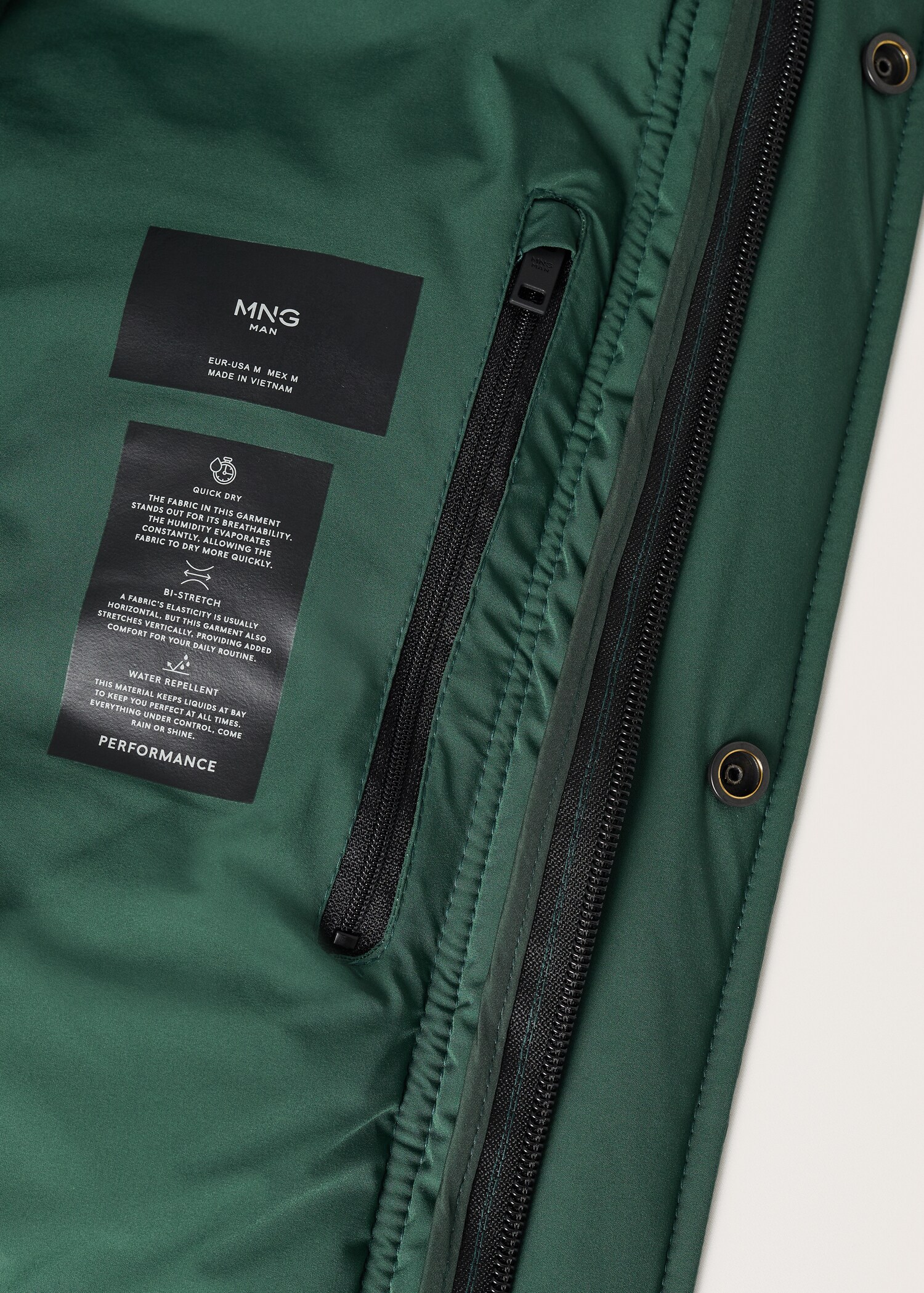 Nepromokavý termoregulační anorak - Detail zboží 8