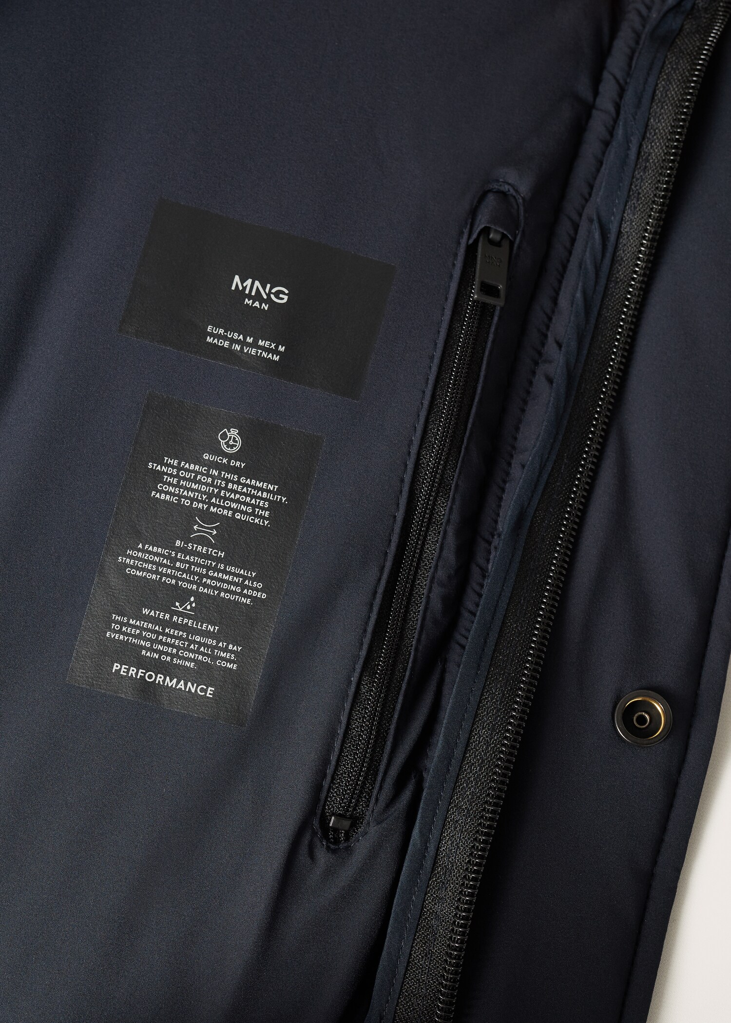 Nepromokavý termoregulační anorak - Detail zboží 8