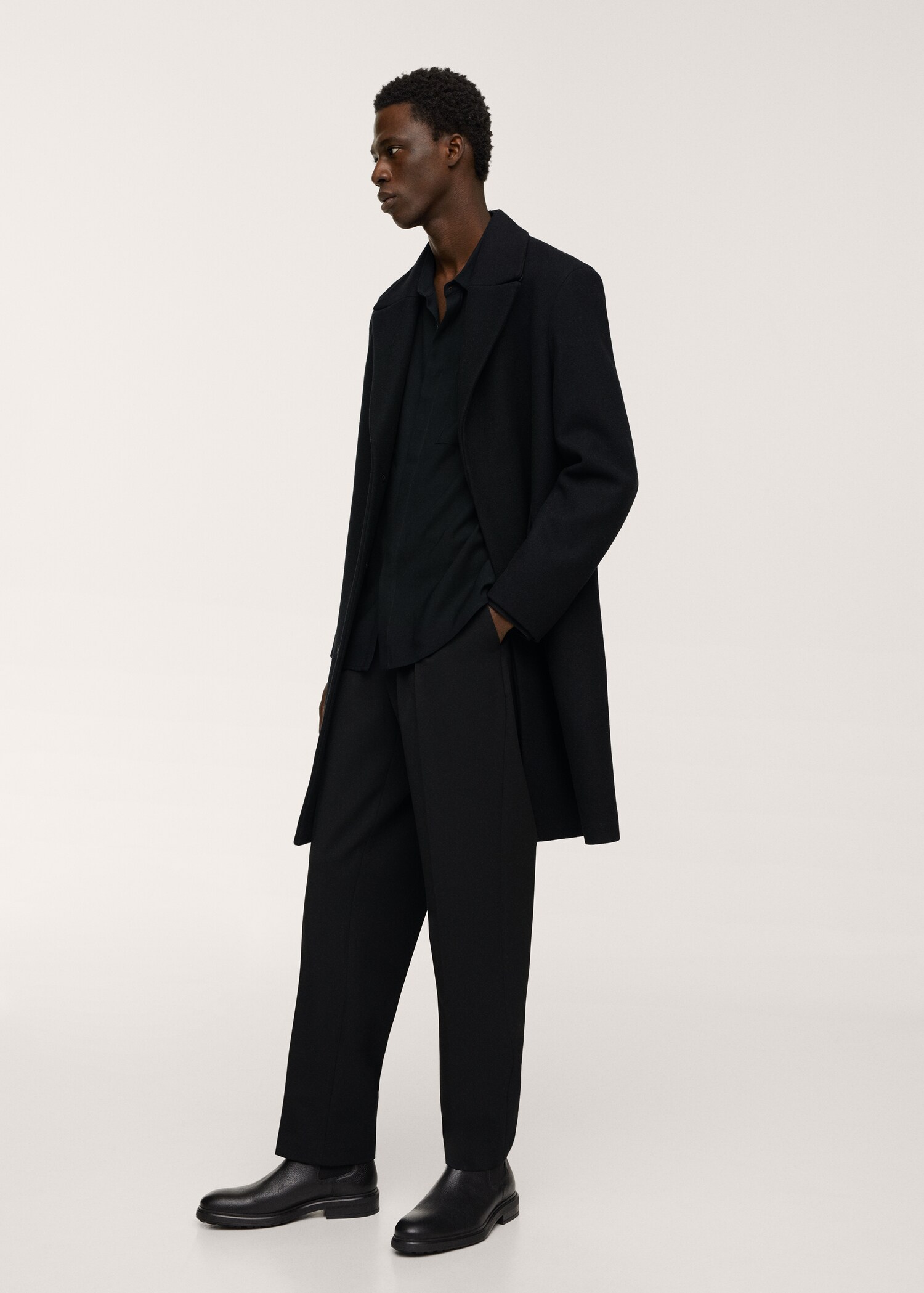 Loose-fit pleated trousers  - Details of the article 1