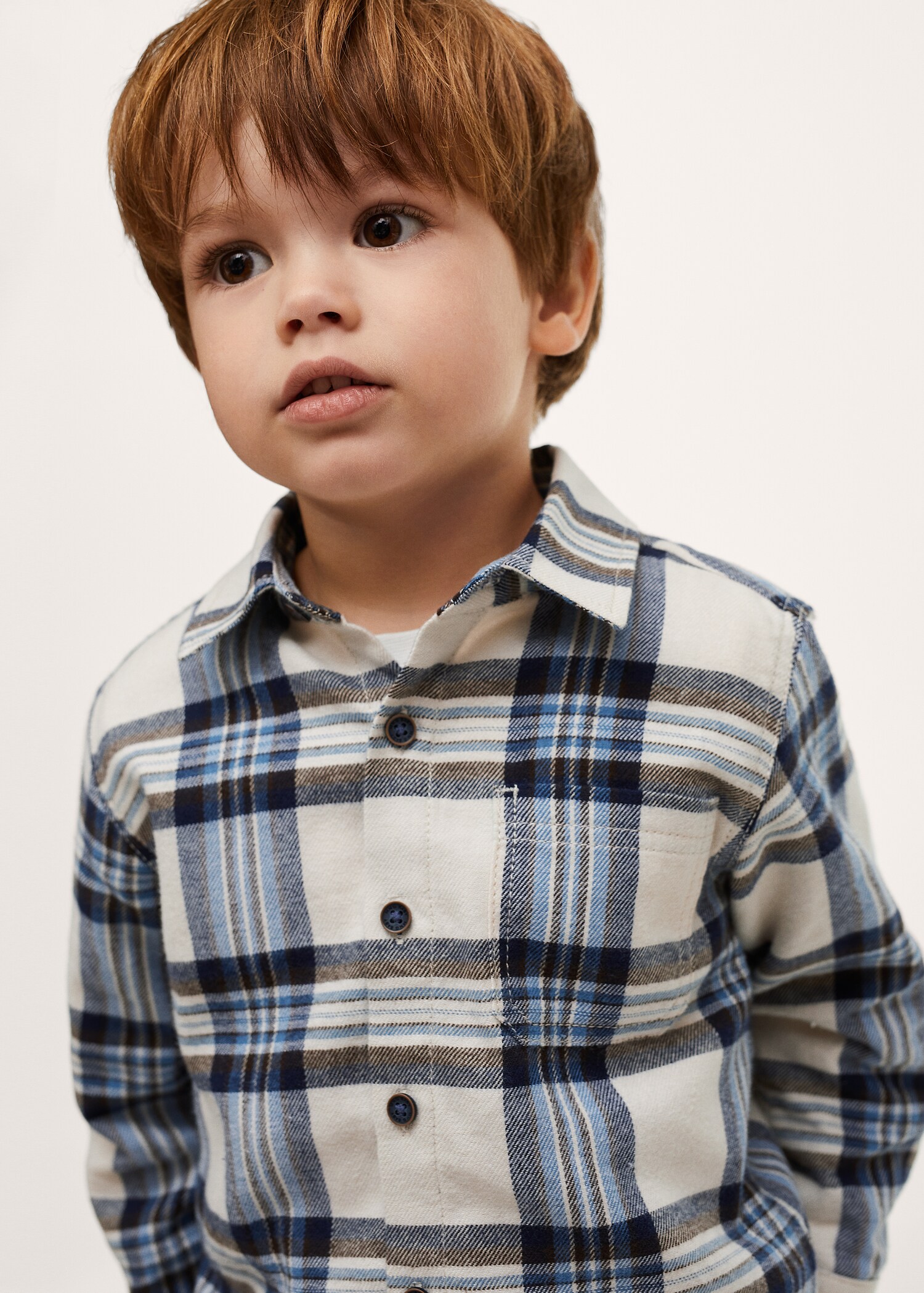 Camisa algodón cuadros - Detalle del artículo 1