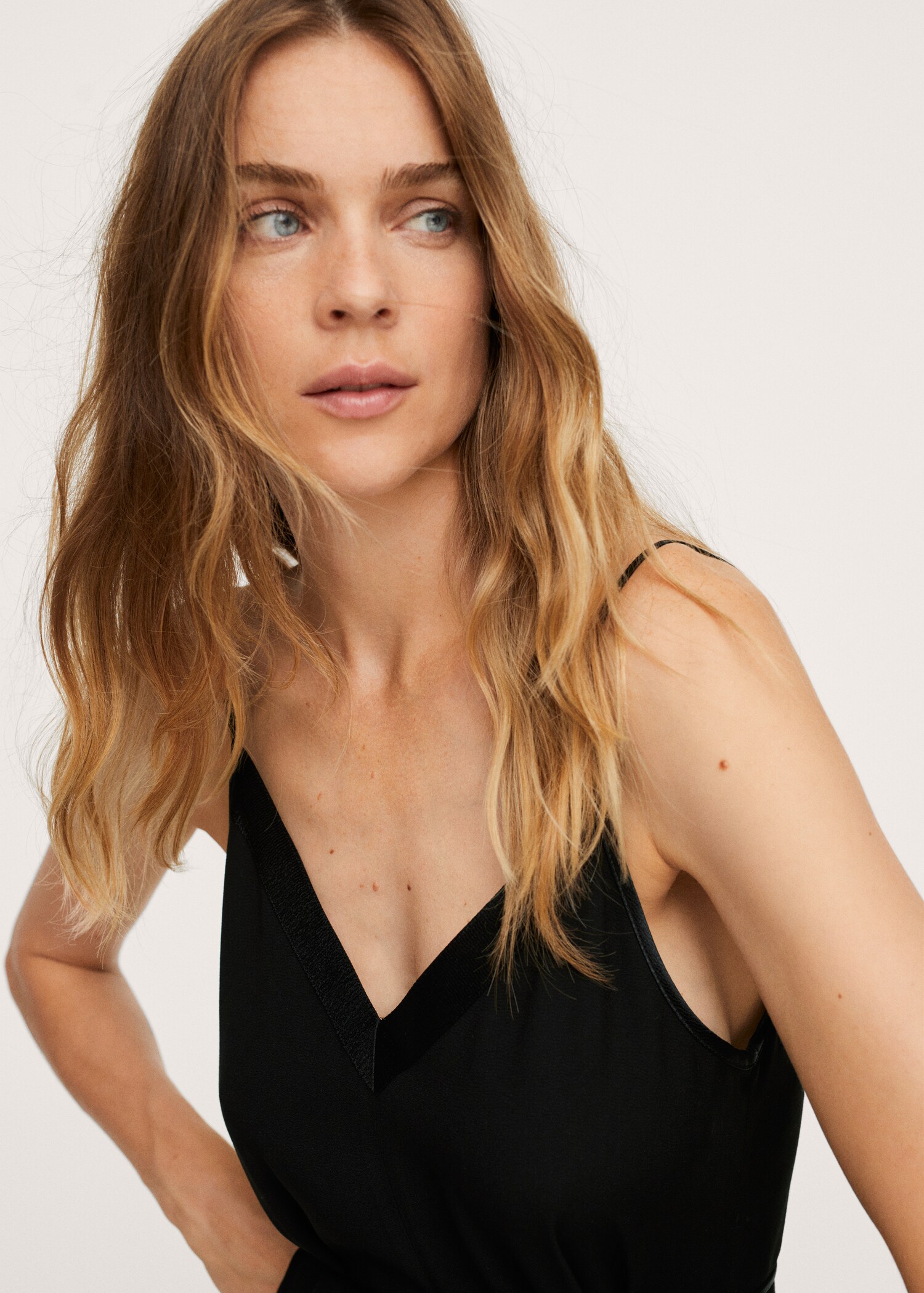 Vestido midi fluido - Detalle del artículo 1