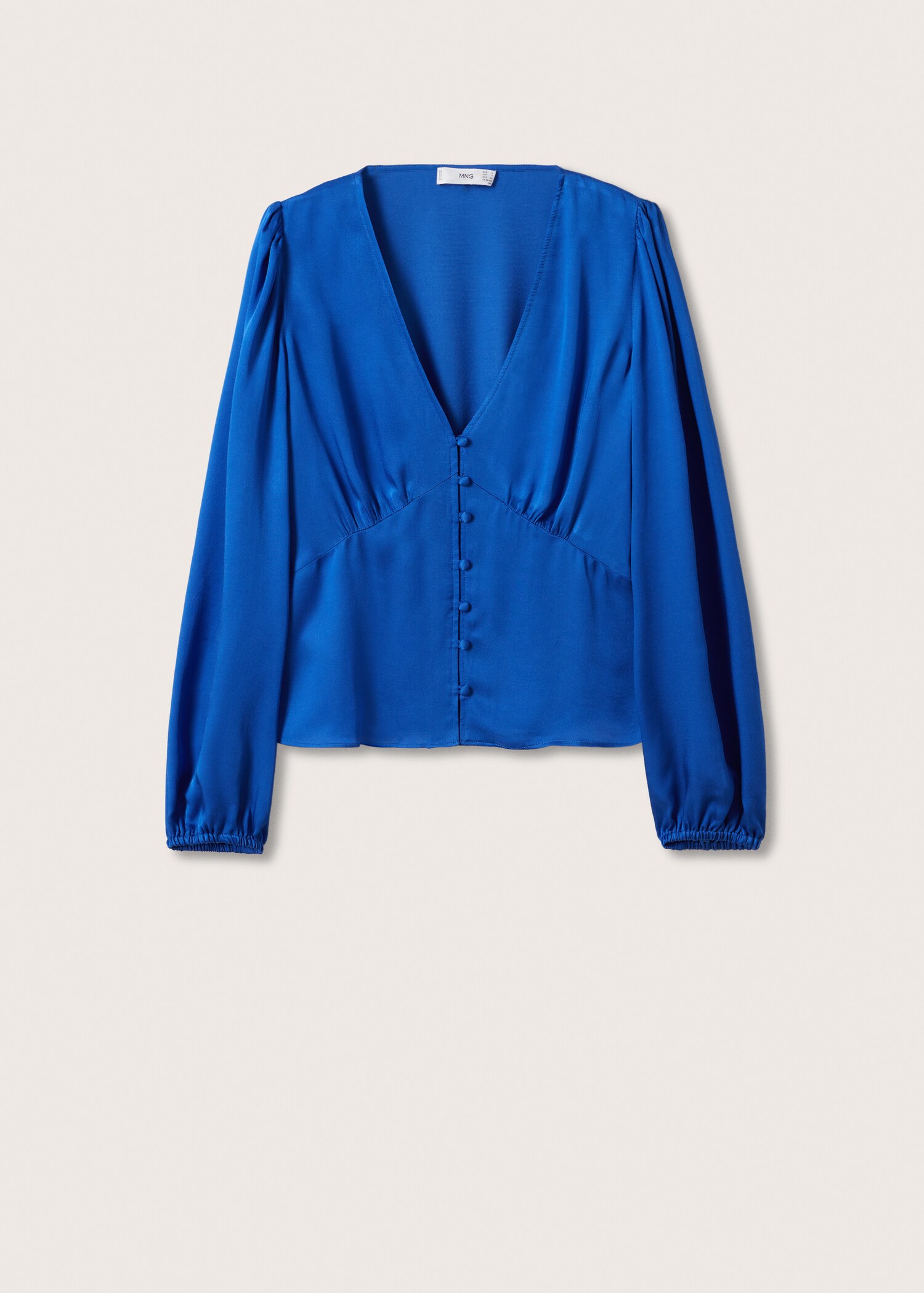 Buttoned flowy blouse - Article without model