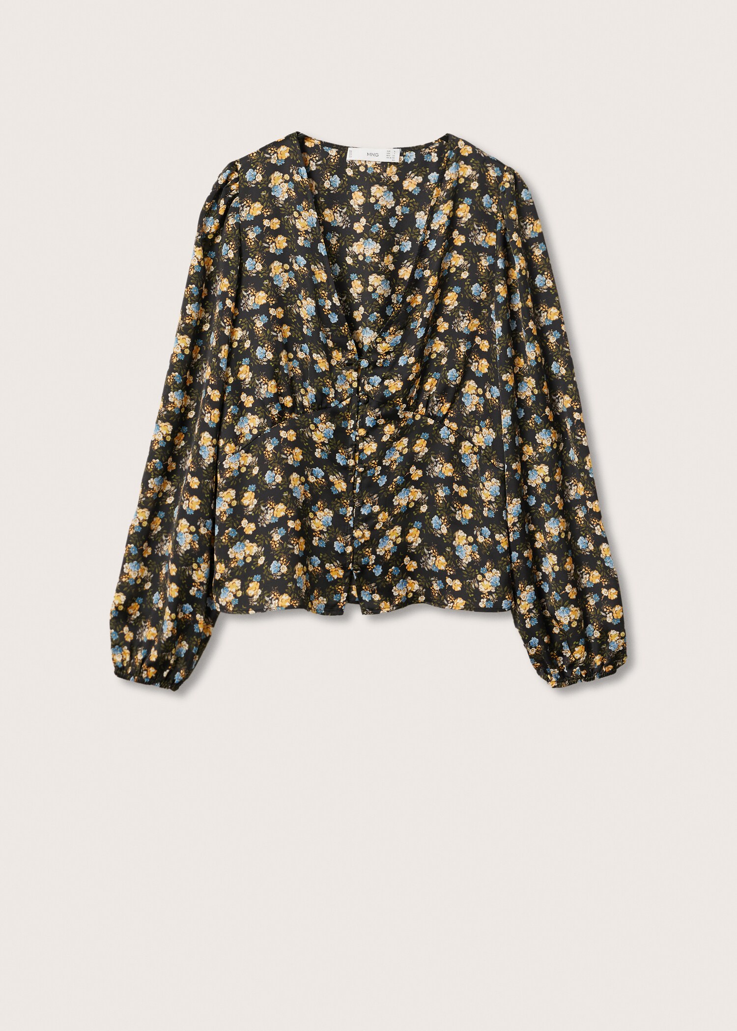 Buttoned flowy blouse - Article without model