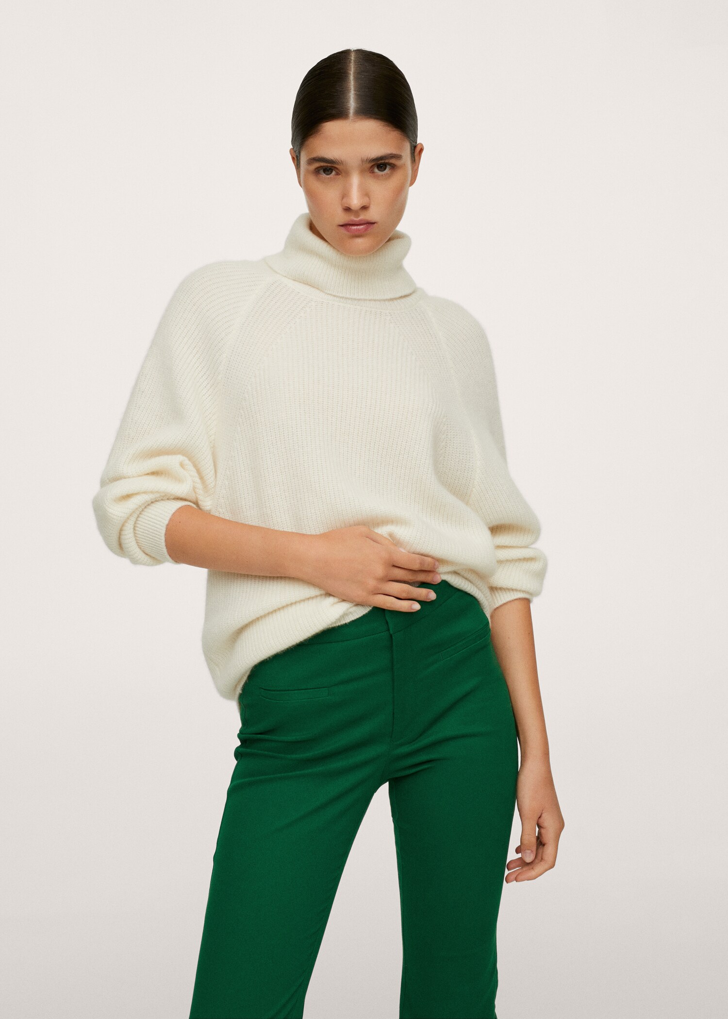 Flare crop trousers - Details of the article 1