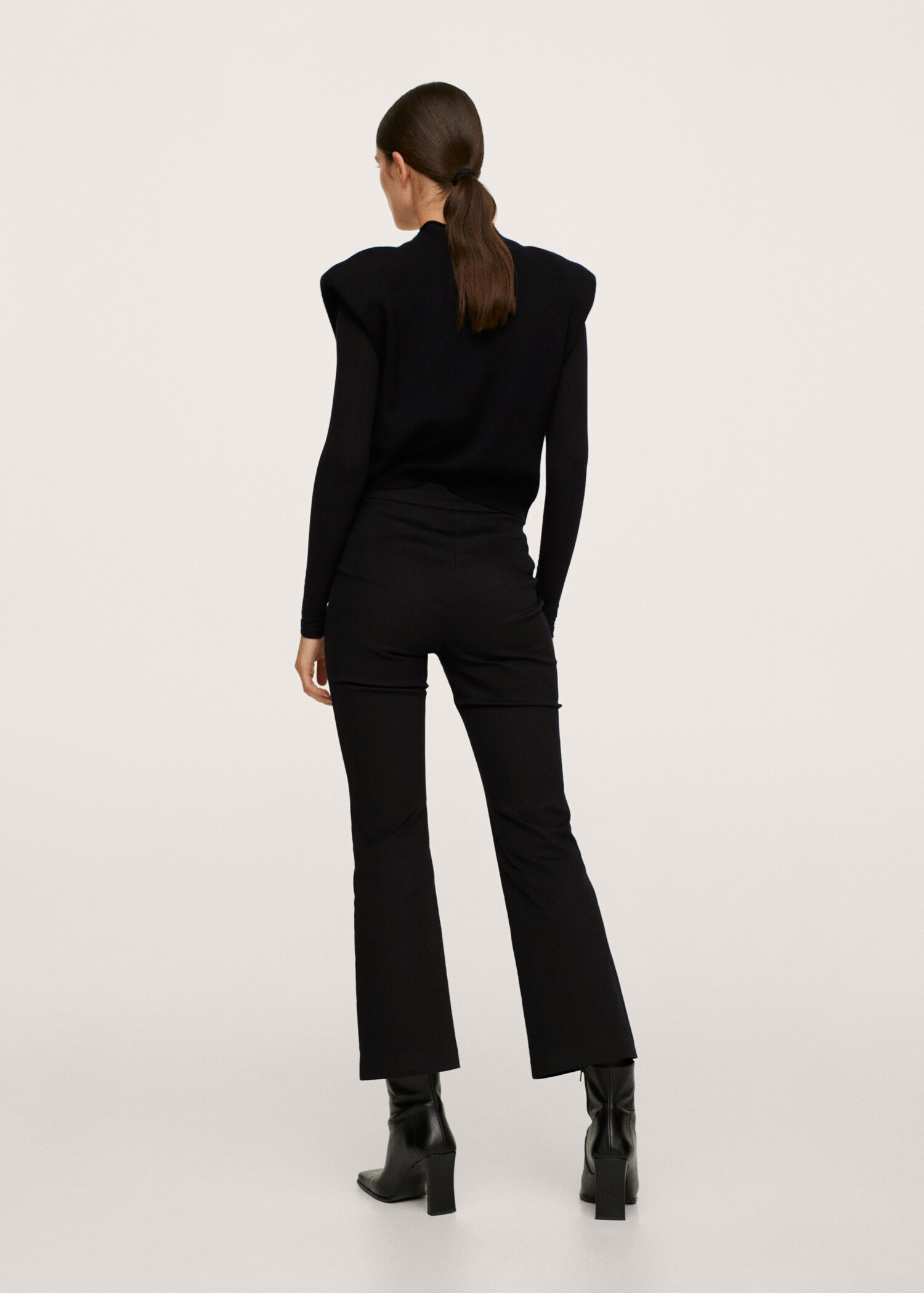 Flare crop trousers - Reverse of the article