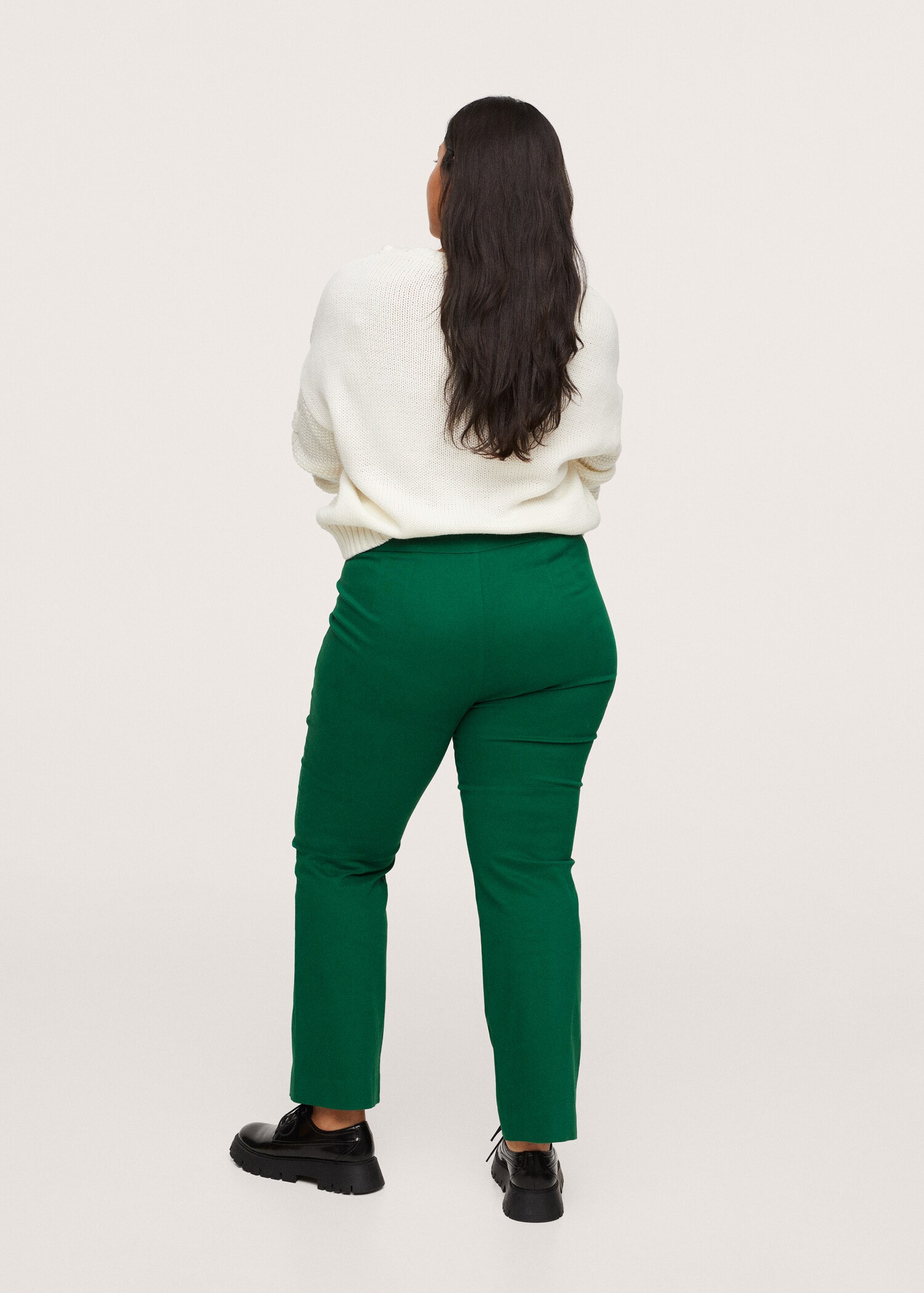 Flare crop trousers - Reverse of the article