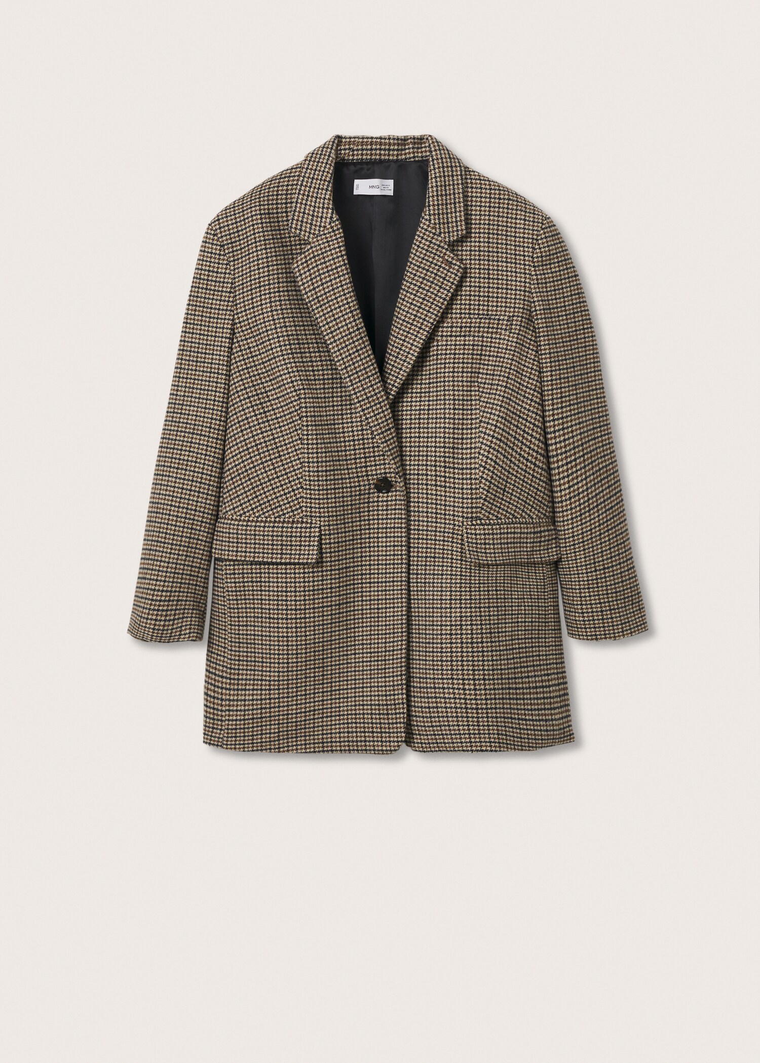Pied-de-poule blazer - Artikel zonder model