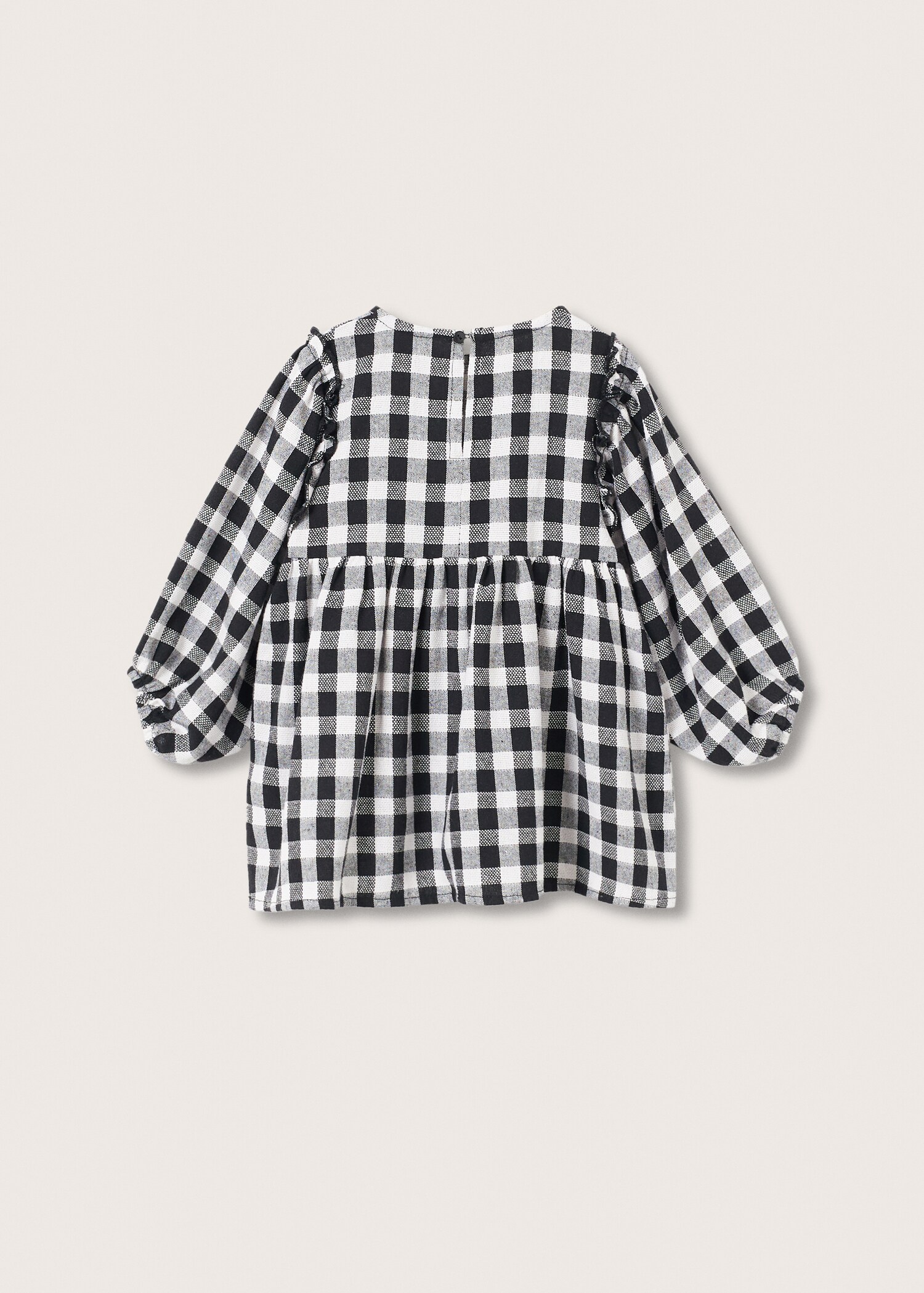 Vestido cuadro vichy - Reverso del artículo