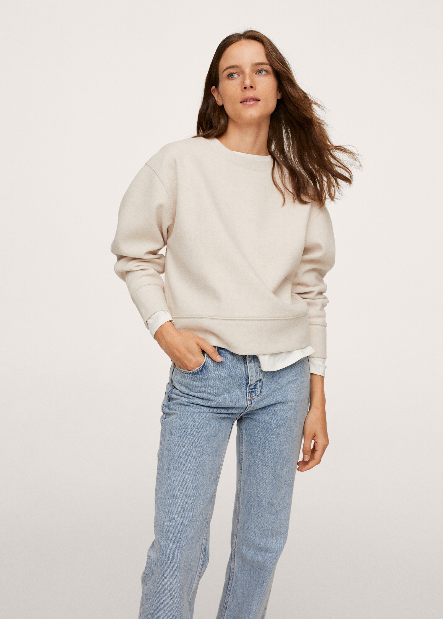 Sudadera relaxed - Plano medio