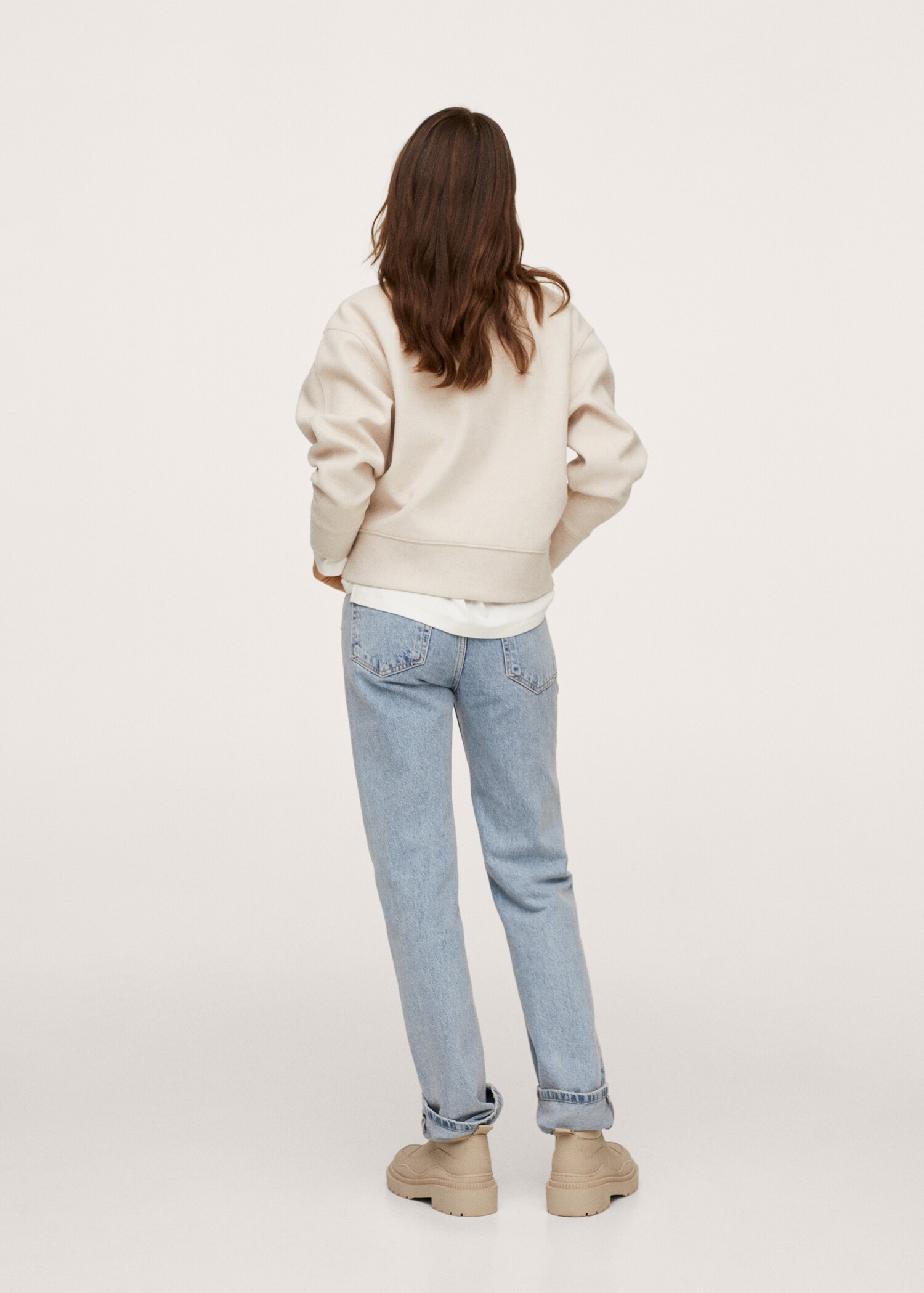 Sudadera relaxed - Reverso del artículo