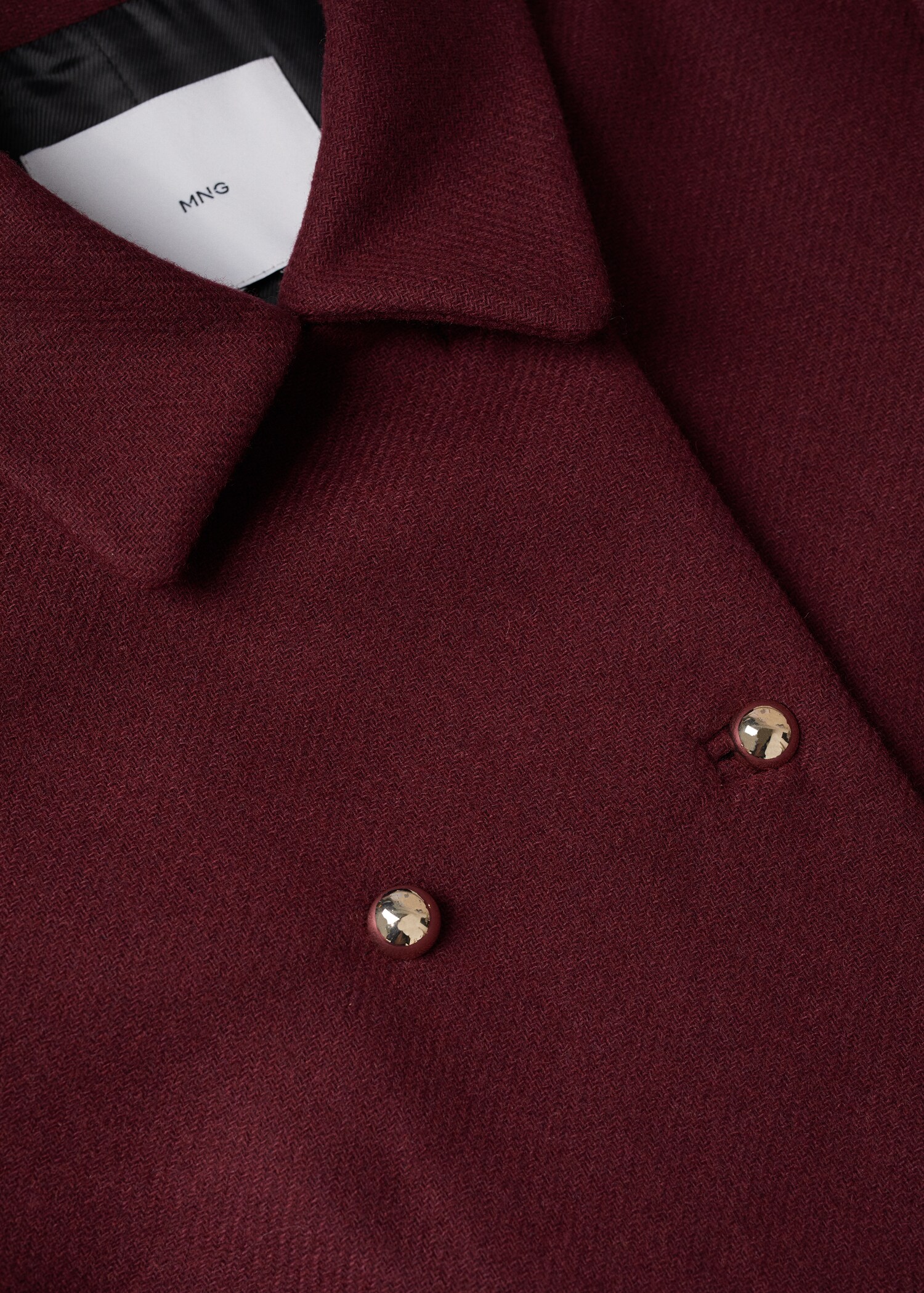Double-breasted wool coat - Details of the article 8