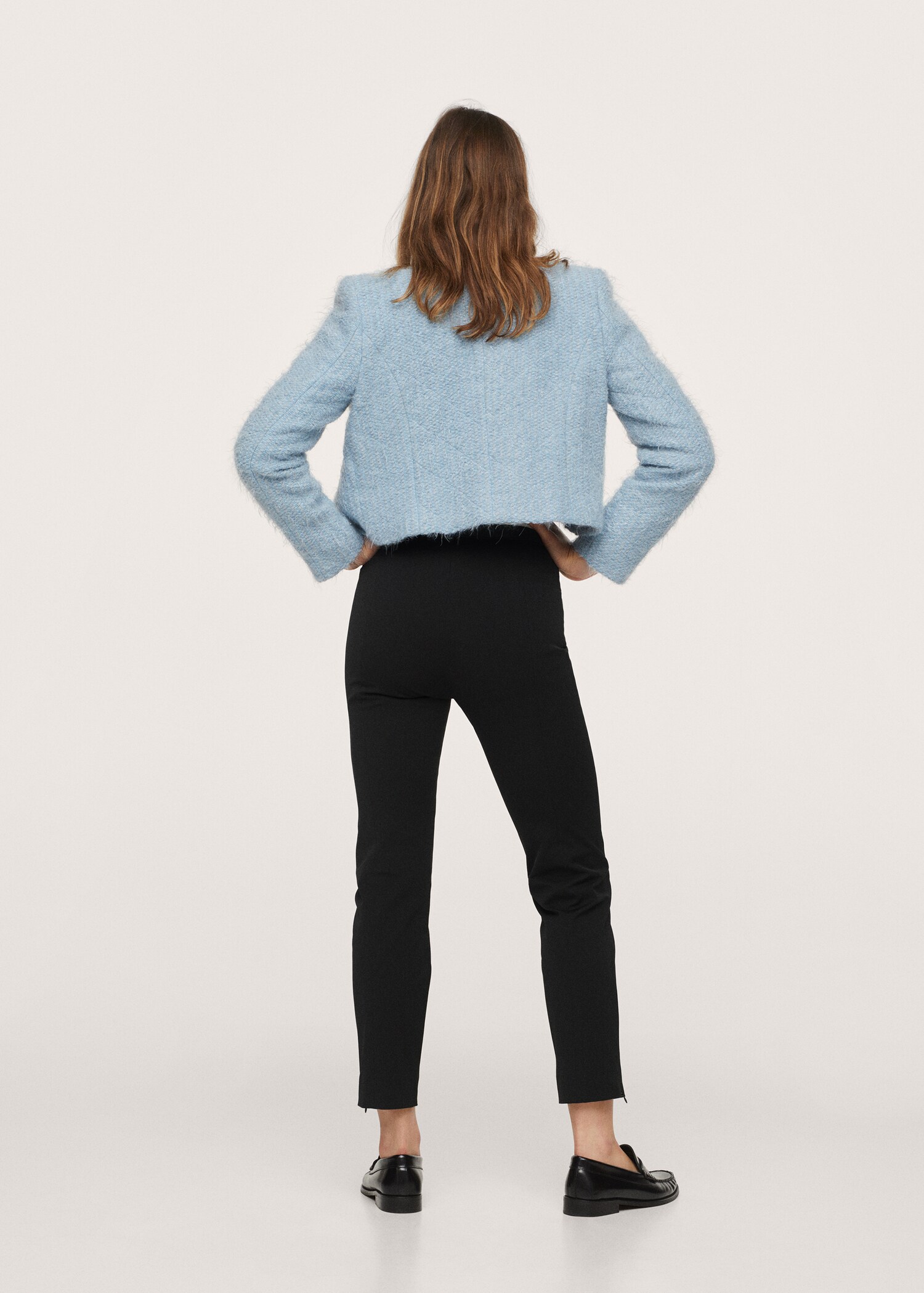 Leggings algodón cremallera  - Reverso del artículo