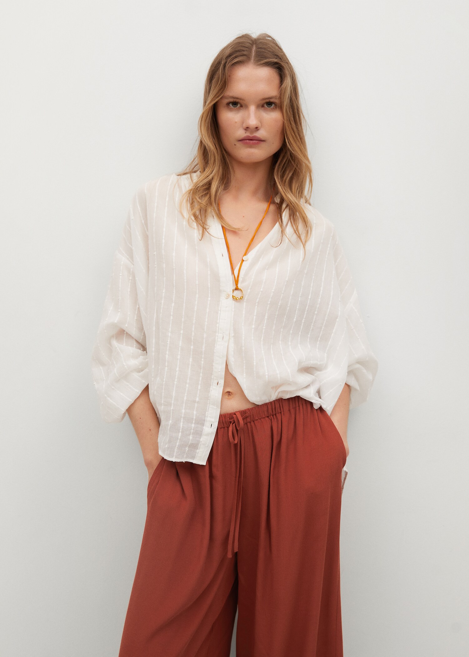 Pantalón culotte fluido - Detalle del artículo 1
