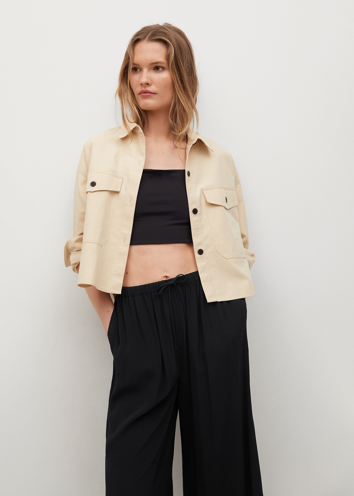 Pantalón culotte fluido - Detalle del artículo 1