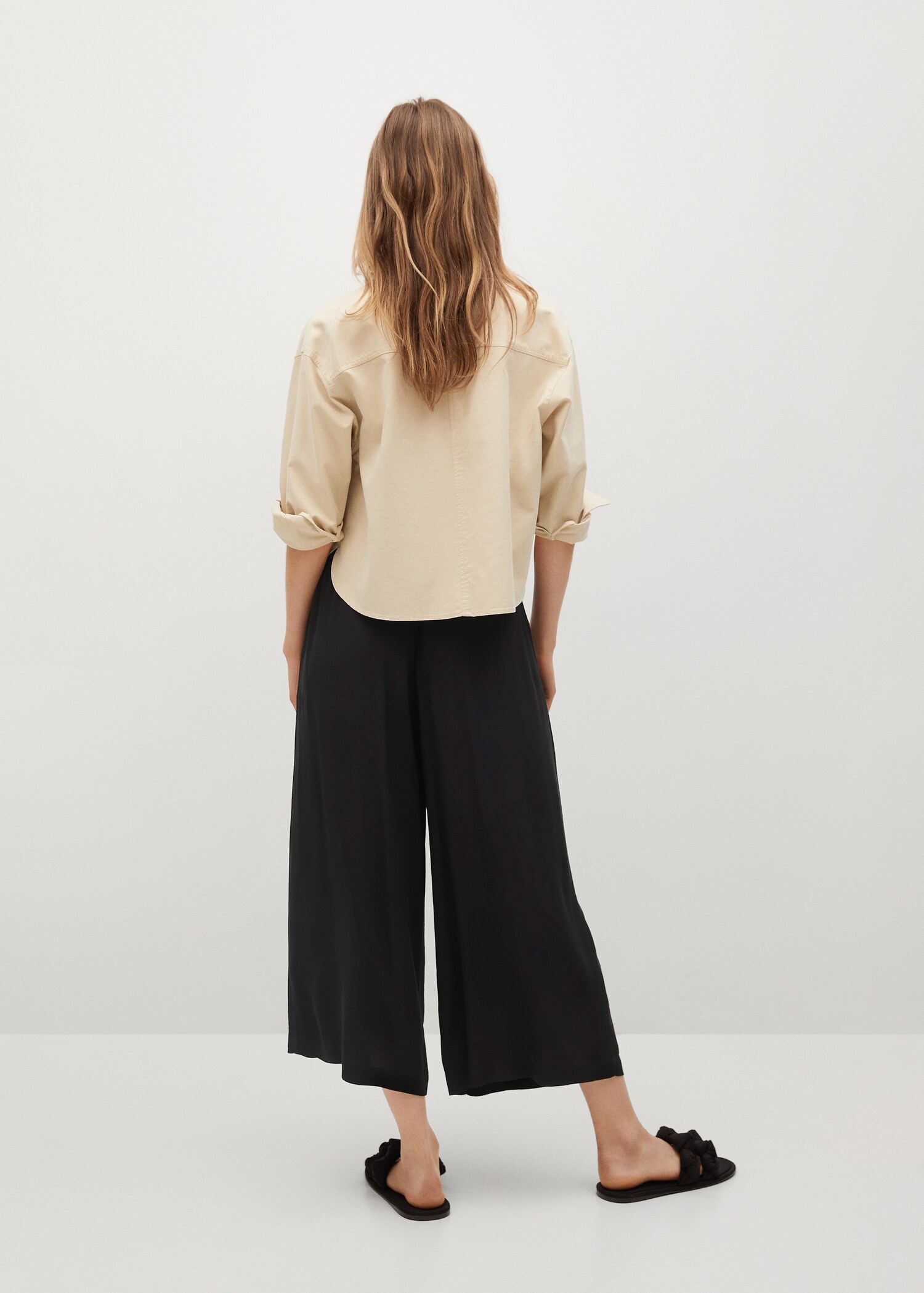 Pantalón culotte fluido - Reverso del artículo