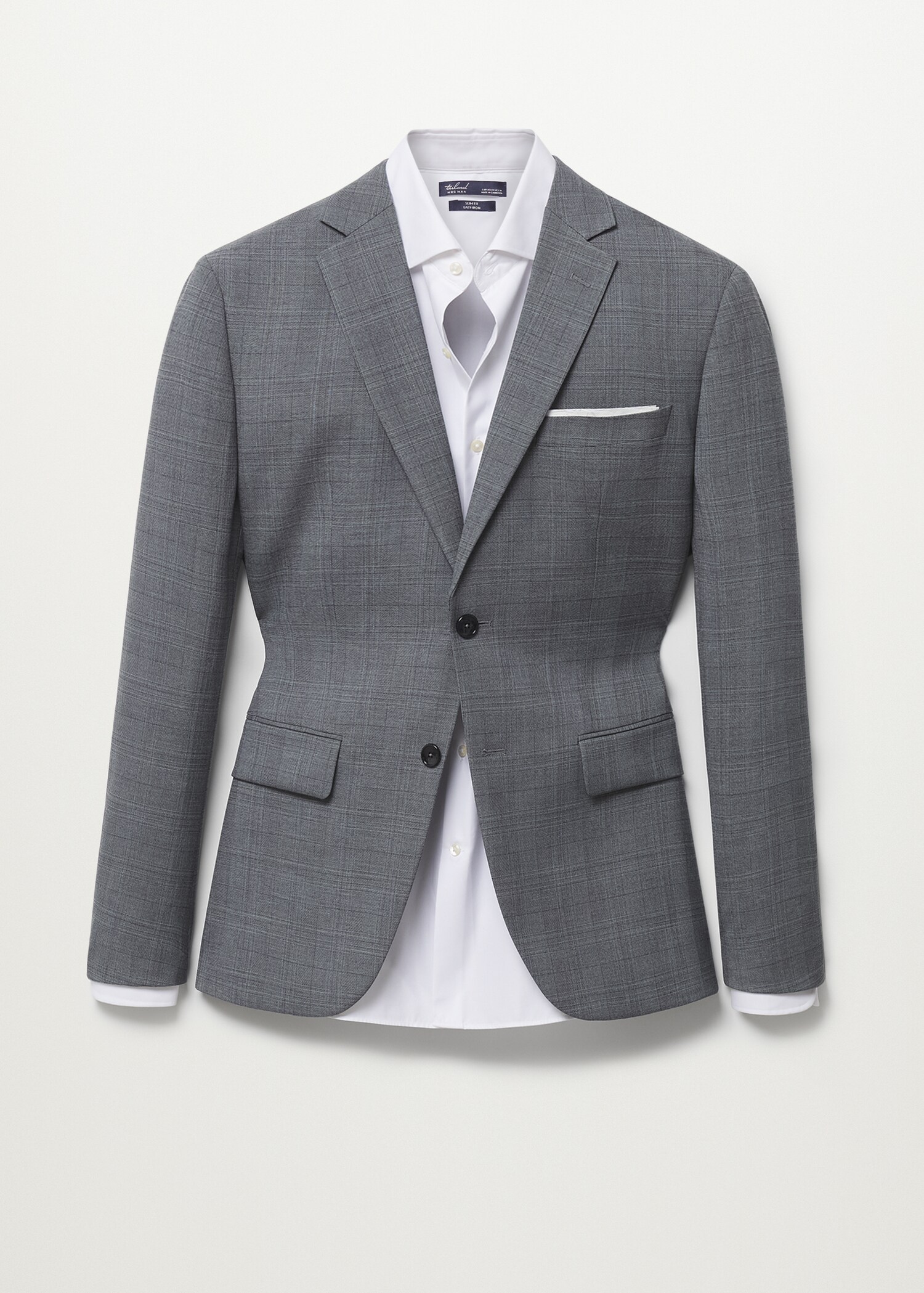 Slim fit check suit blazer - Article without model