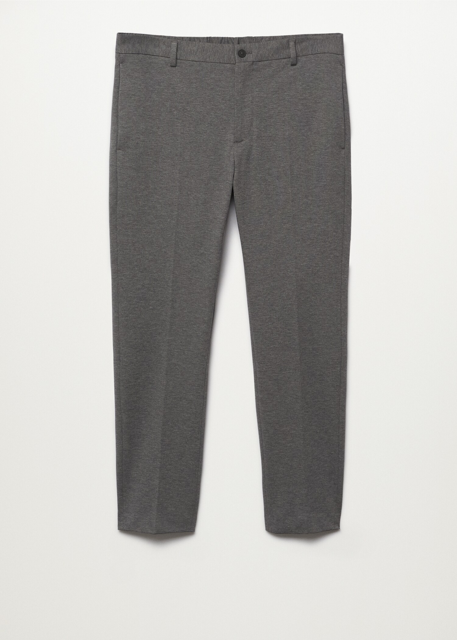 Bavlněné oblekové kalhoty slim fit - Zboží bez modelu
