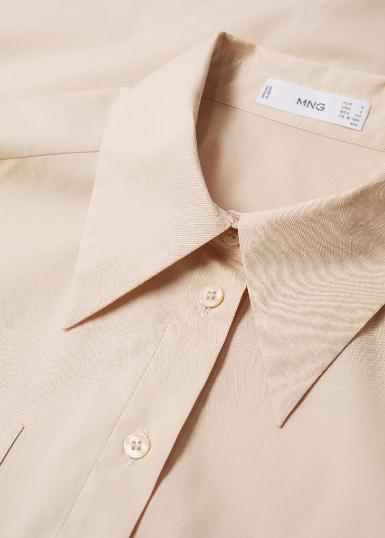 Vestido camisero algodón - Detalle del artículo 8