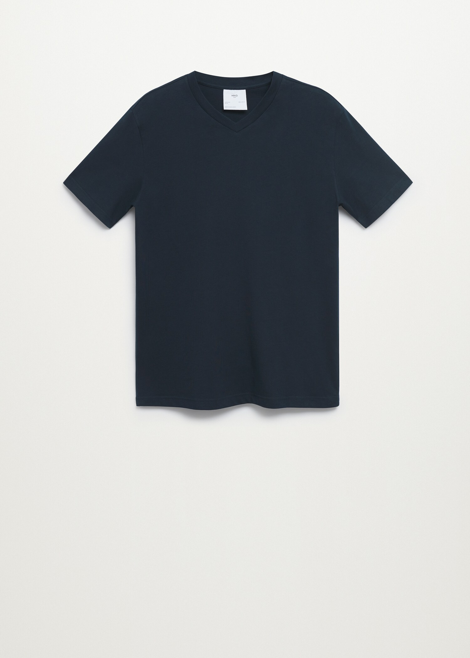 Basic pamučna majica s V izrezom - Artikl bez modela