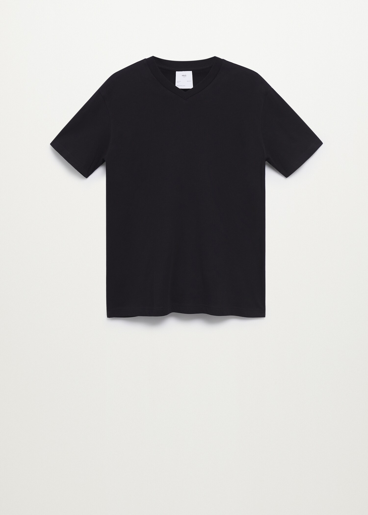 Basic pamučna majica s V izrezom - Artikl bez modela