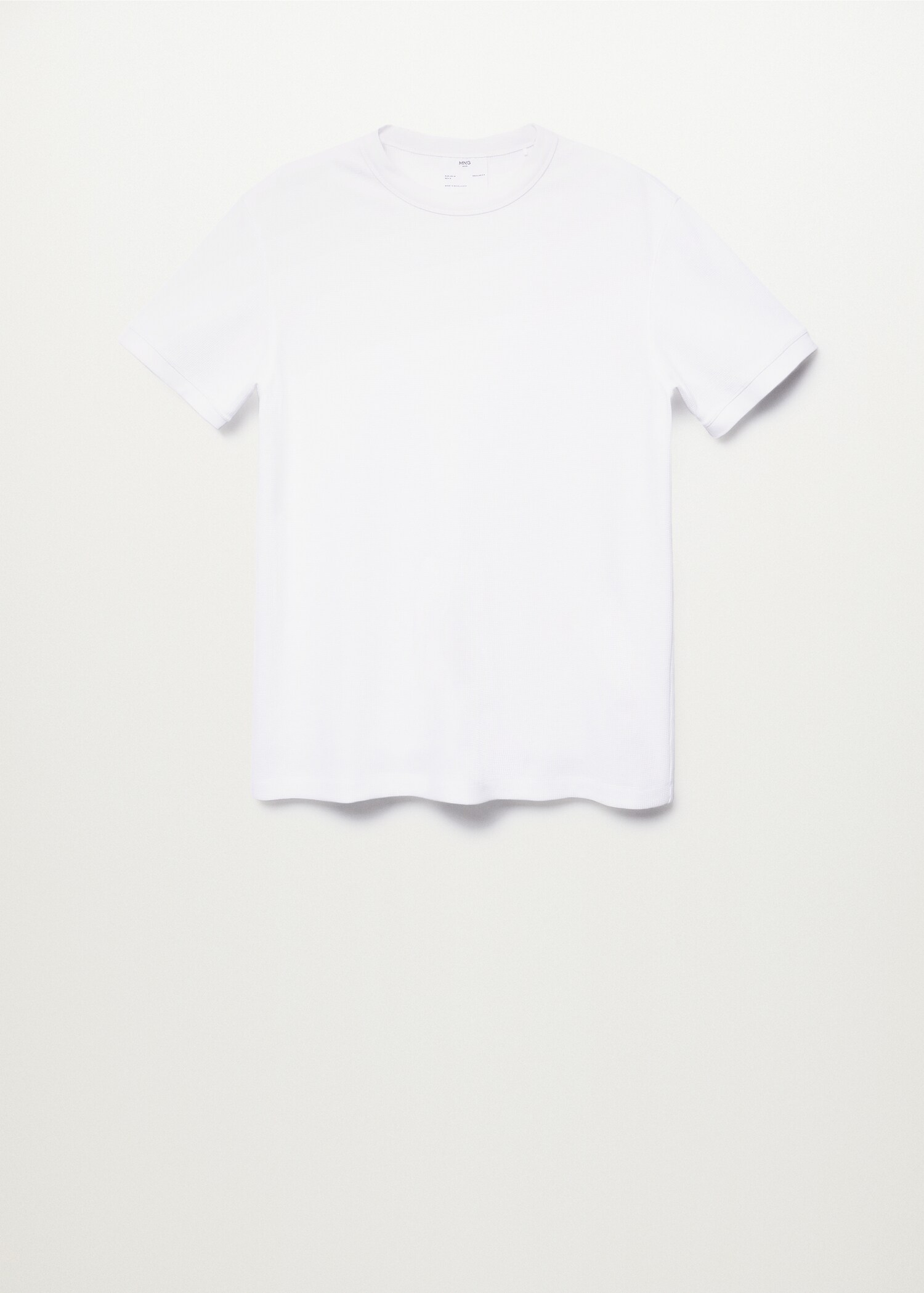 Camiseta punto algodón estructura - Artículo sin modelo