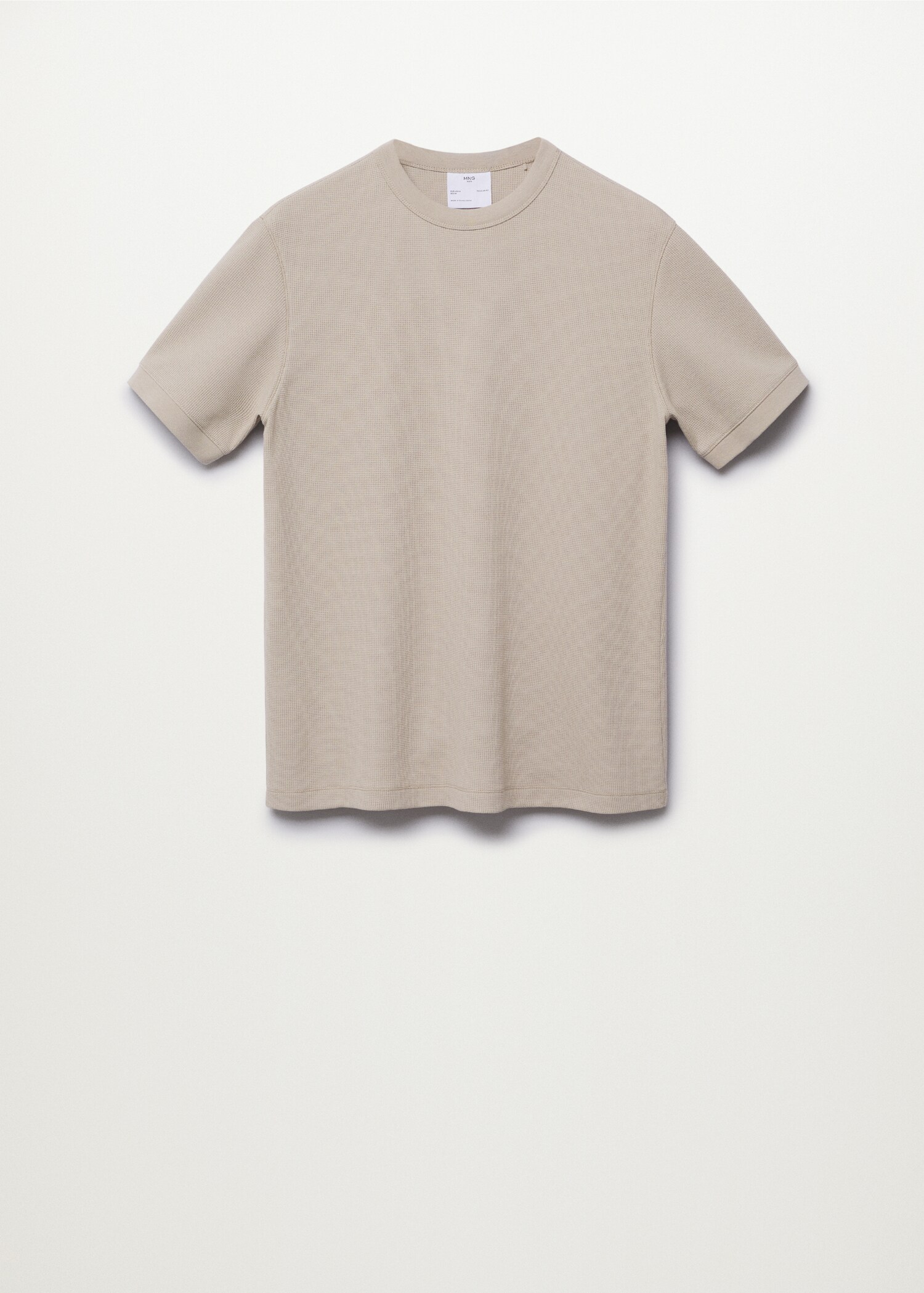 Camiseta punto algodón estructura - Artículo sin modelo