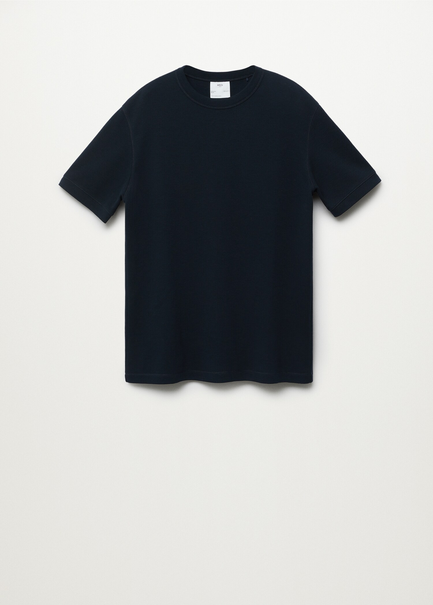 Camiseta punto algodón estructura - Artículo sin modelo