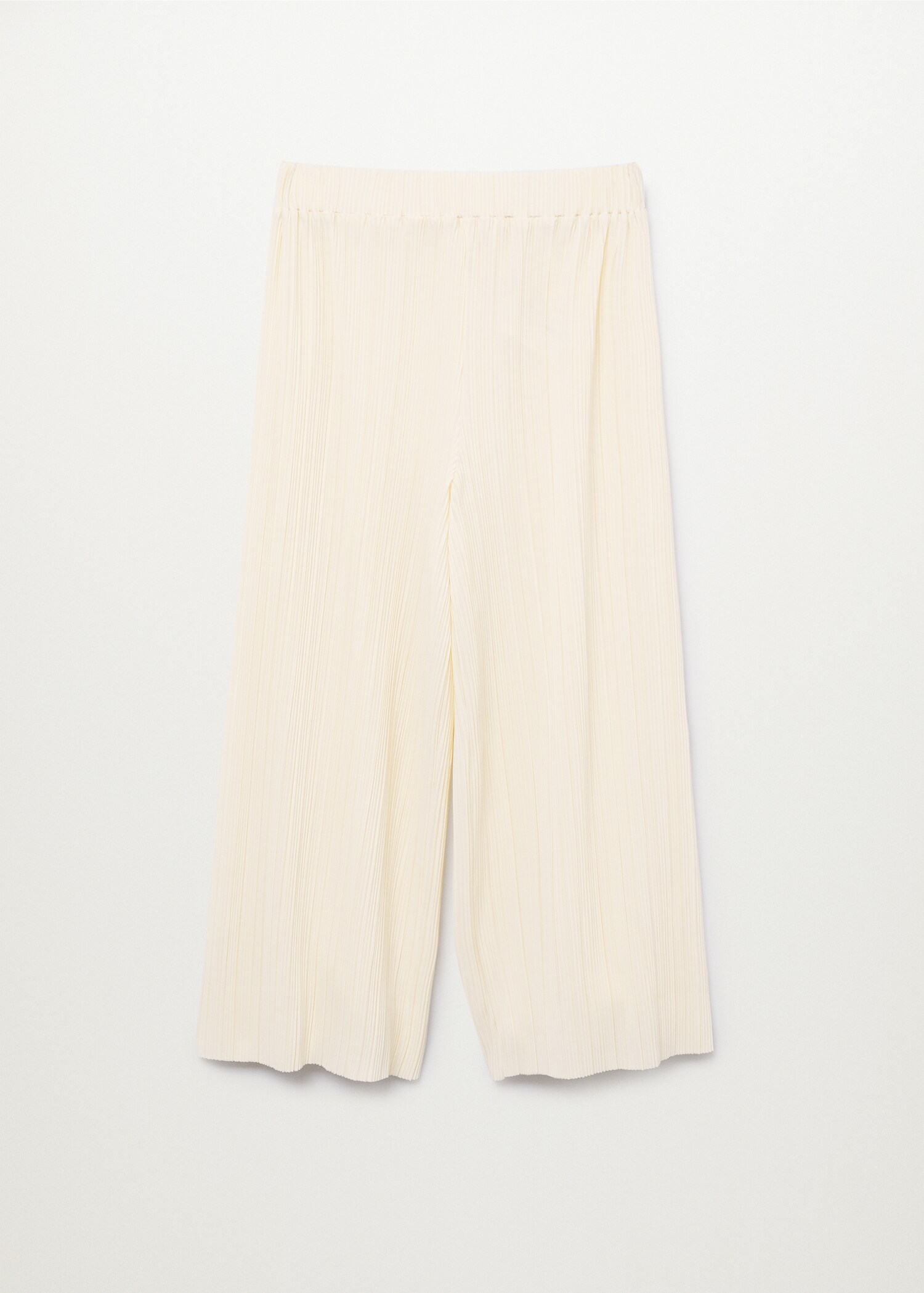 Textured culotte trousers - Article without model