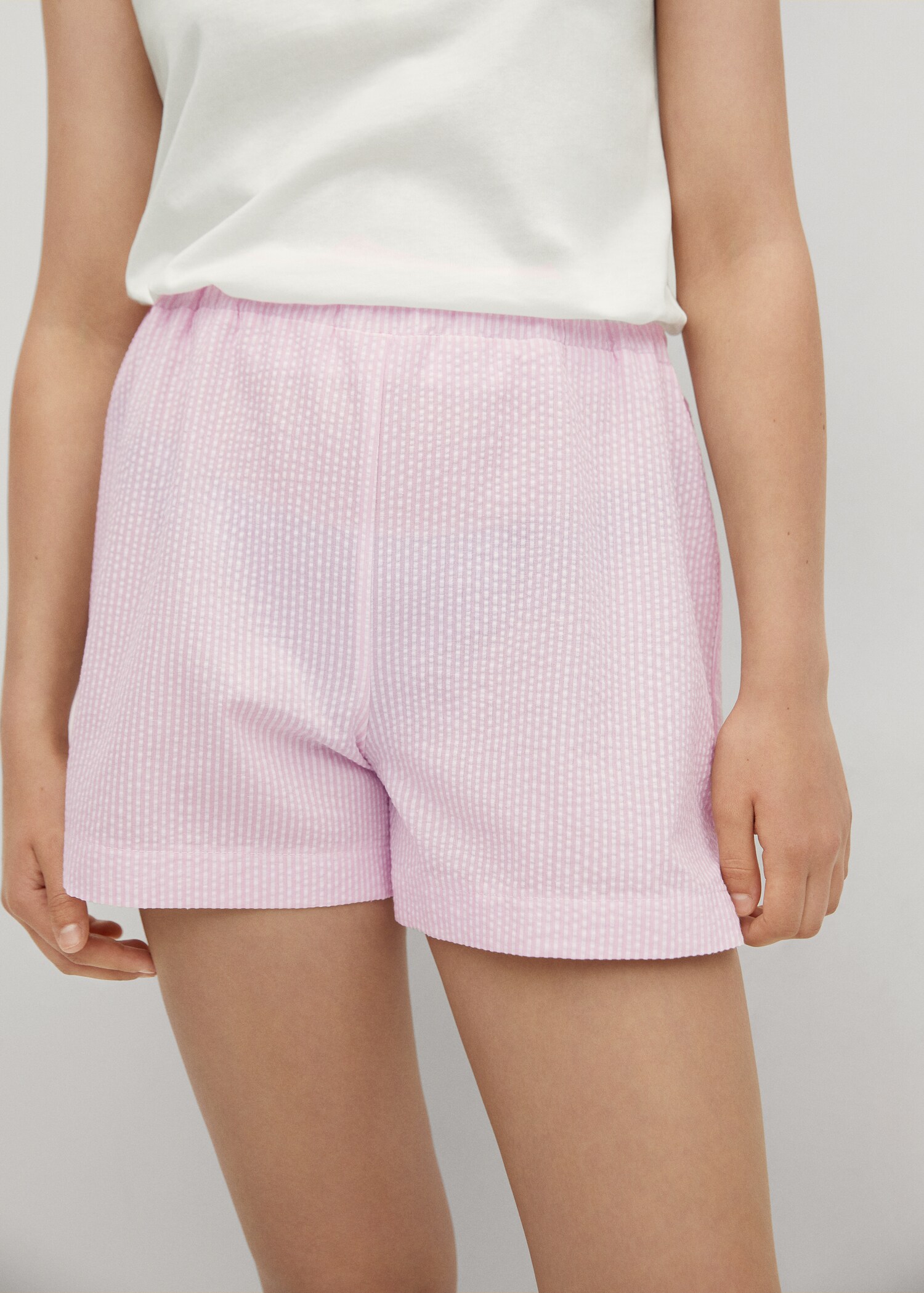Short cotton pyjamas - Details of the article 1