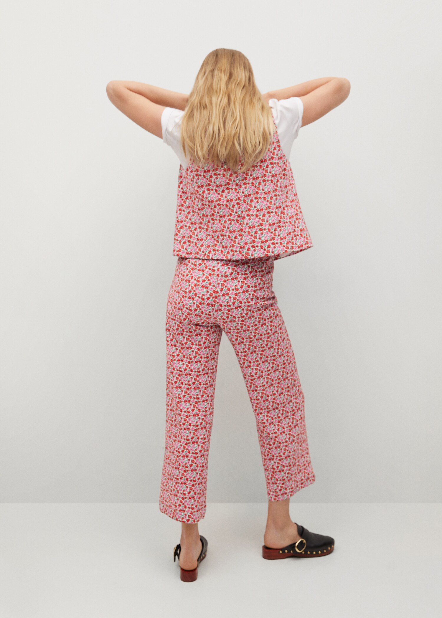 Pantalón culotte estampado - Reverso del artículo