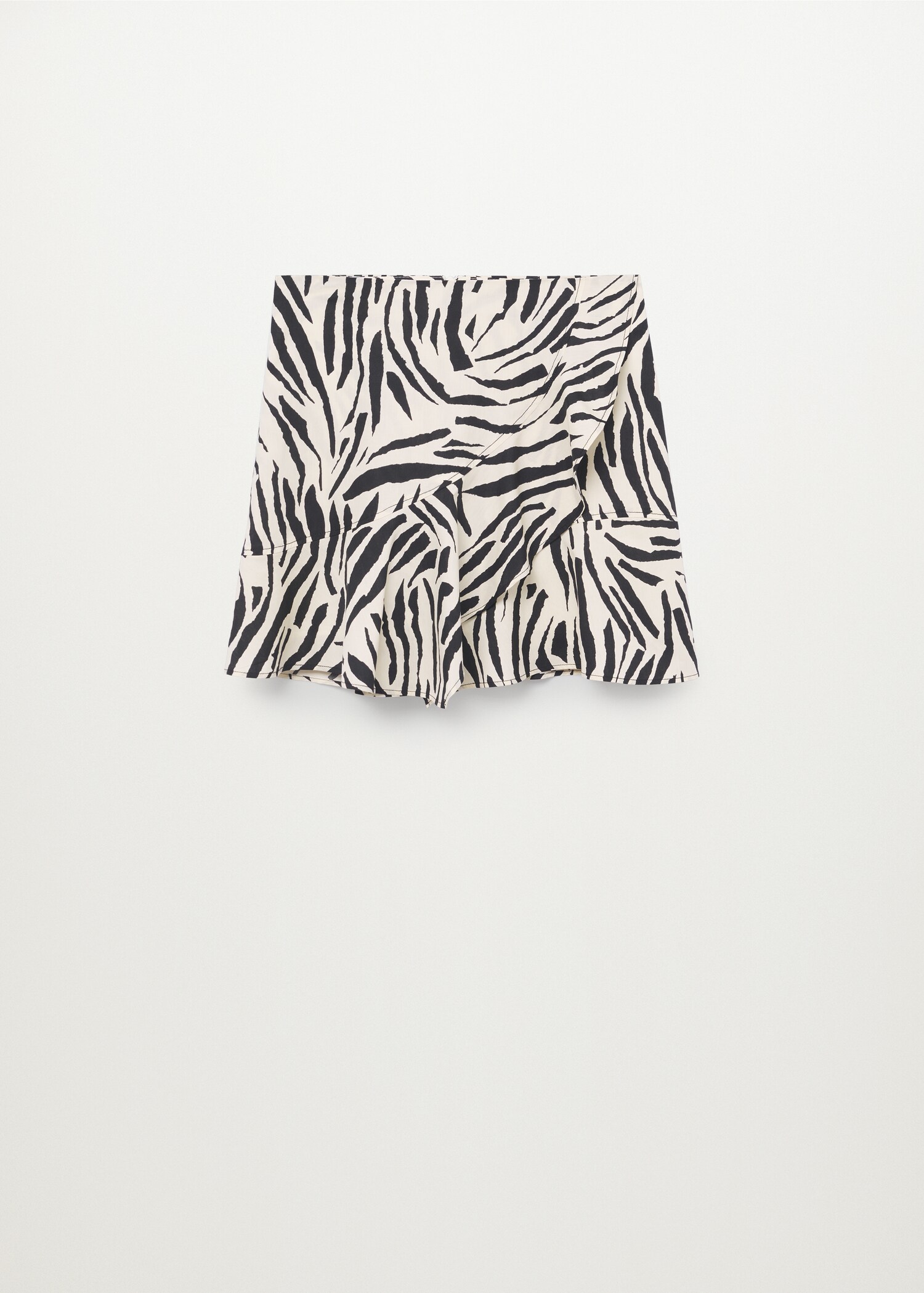 Minifalda estampada volante - Artículo sin modelo