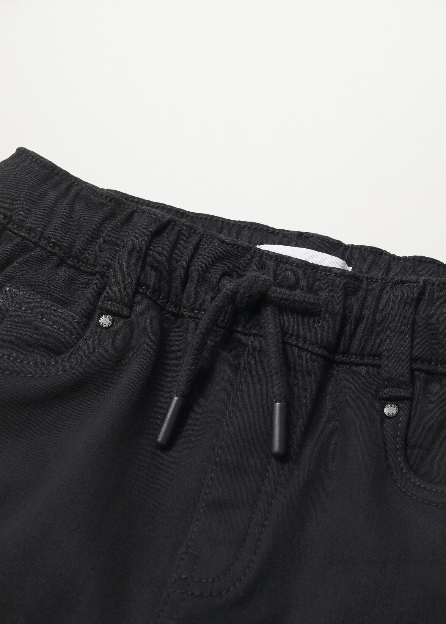 Džíny s elastickým pasem a šňůrkou - Detail zboží 8