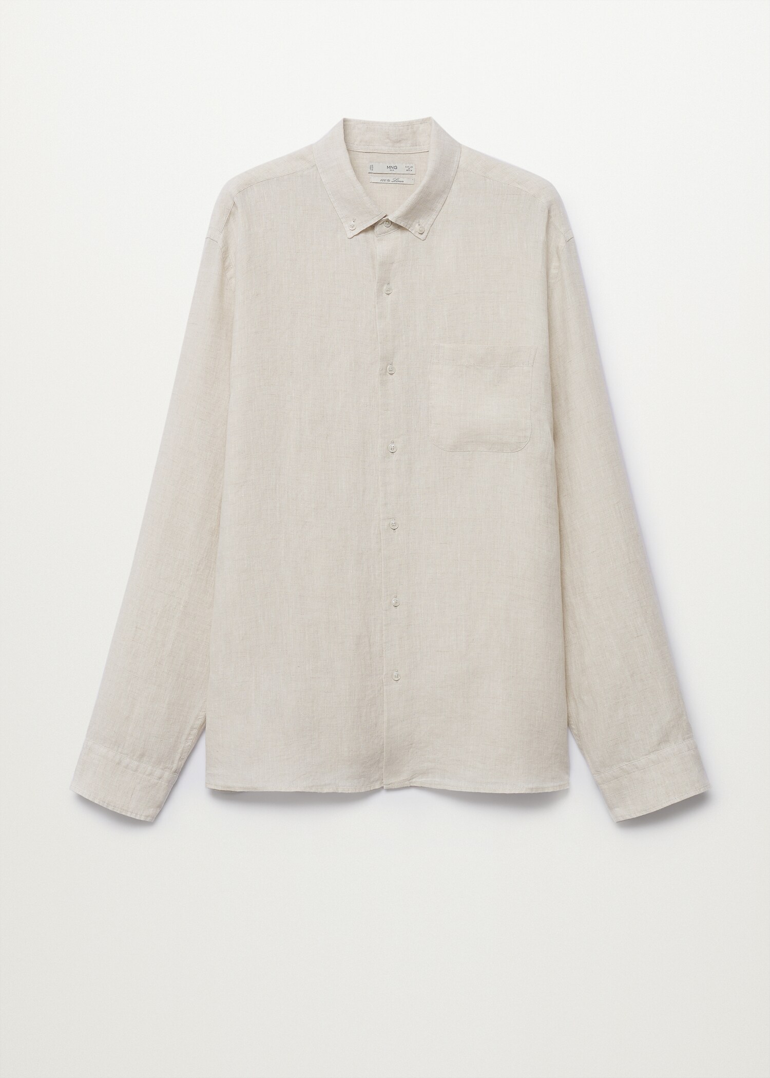 Slim Fit-Hemd aus 100 % Leinen - Artikel ohne Model