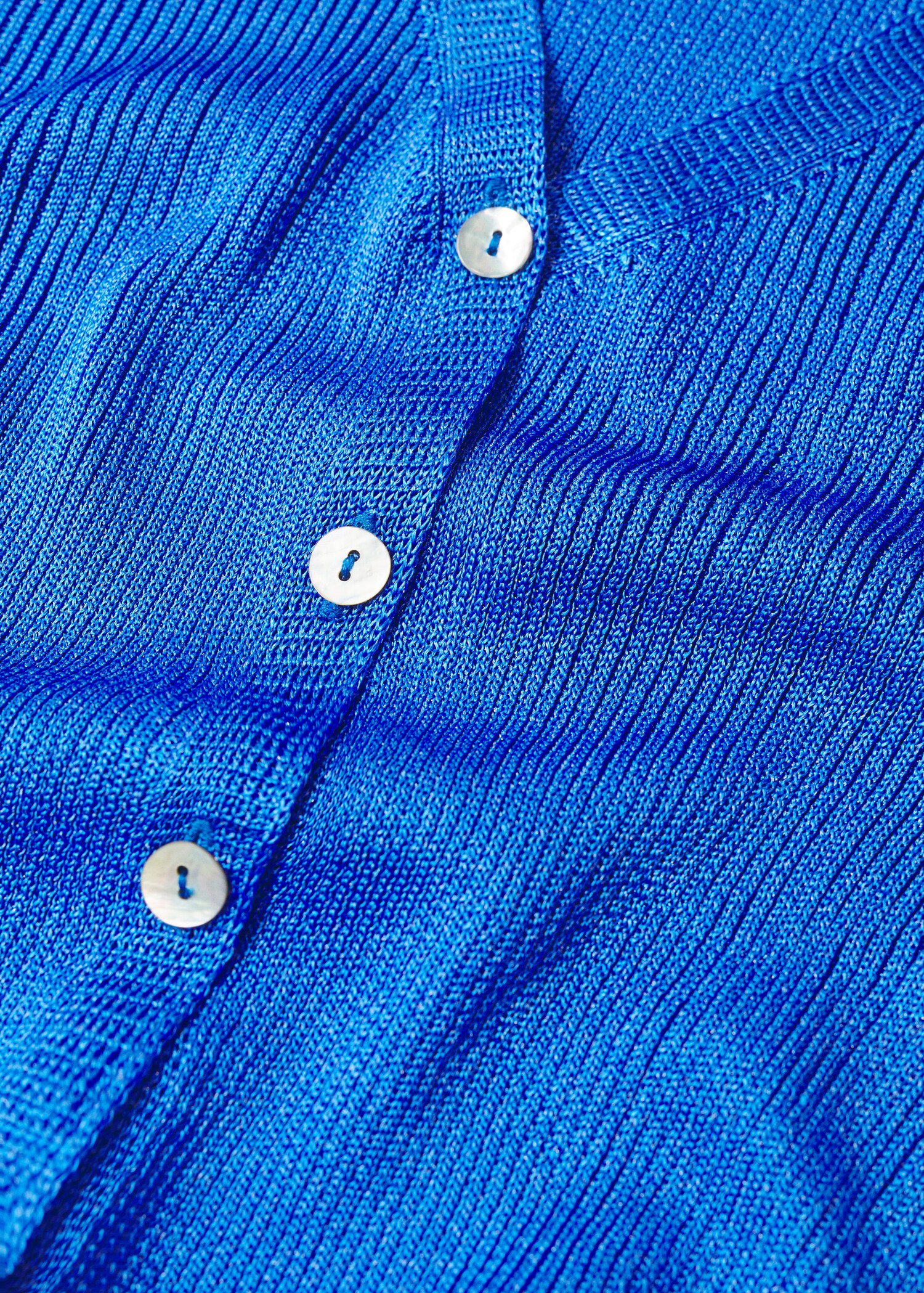 Úpletový žebrovaný kardigan - Detail zboží 8