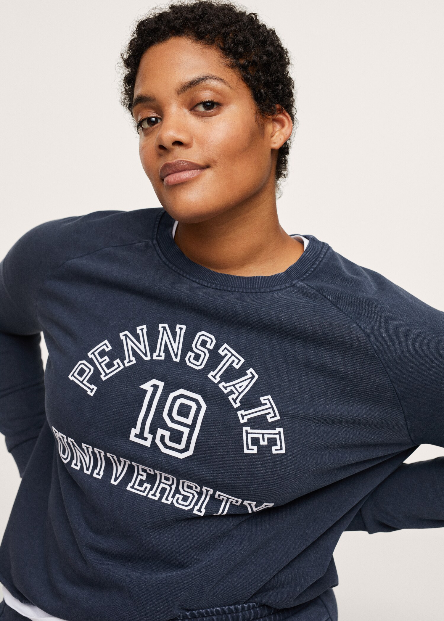 Sudadera mensaje estampado - Detalle del artículo 1