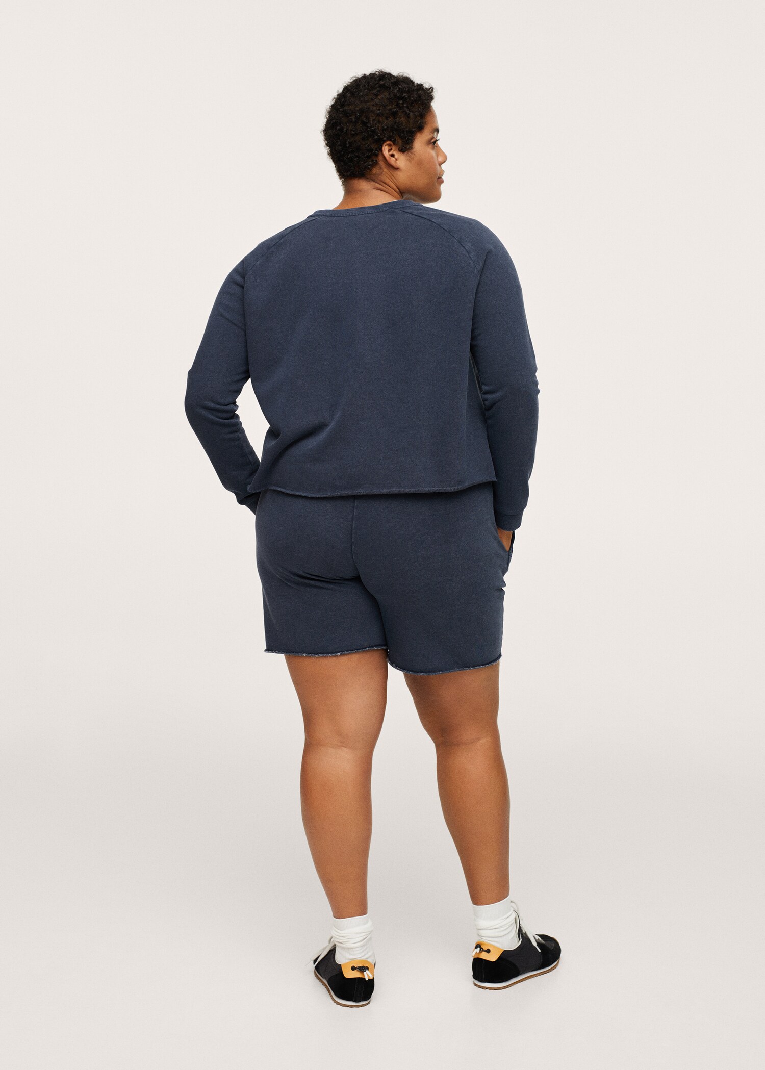 Sudadera mensaje estampado - Reverso del artículo