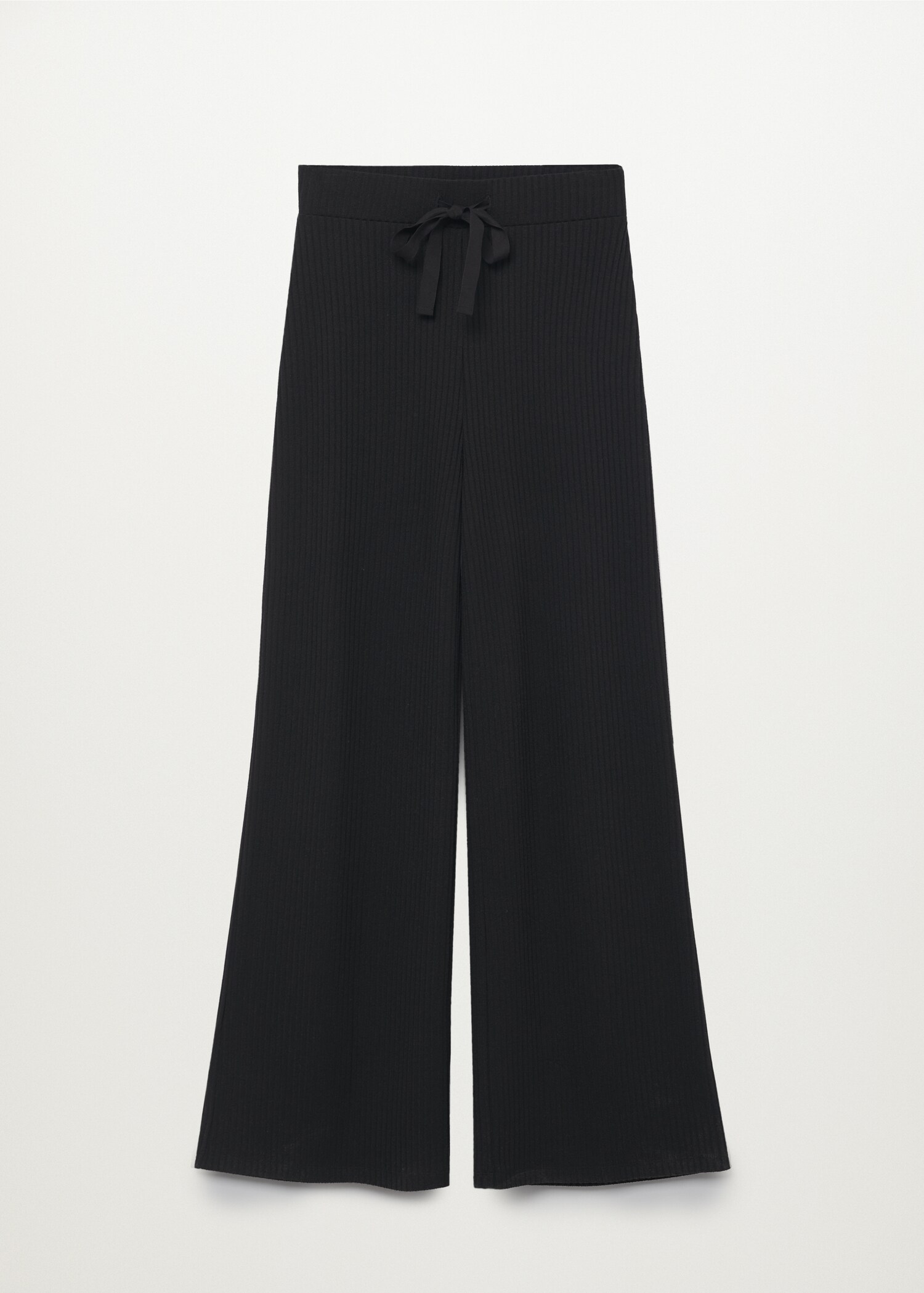 Ribbed knit trousers - Article without model