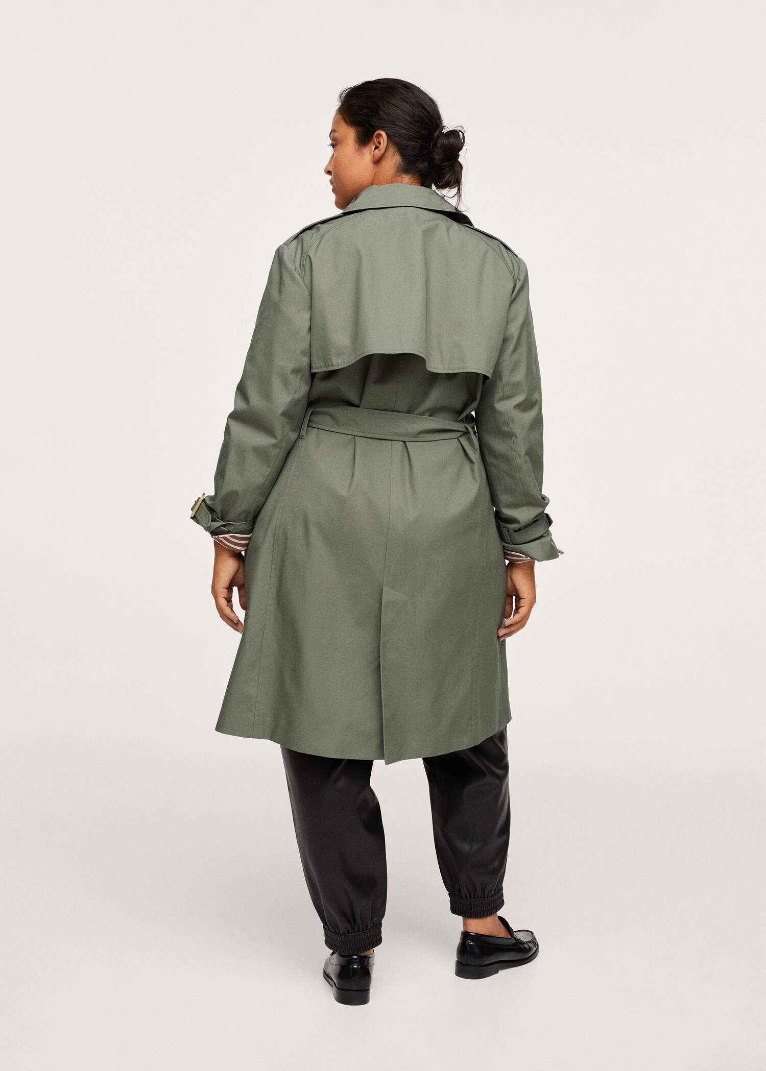 Gabardina clásica algodón - Reverso del artículo