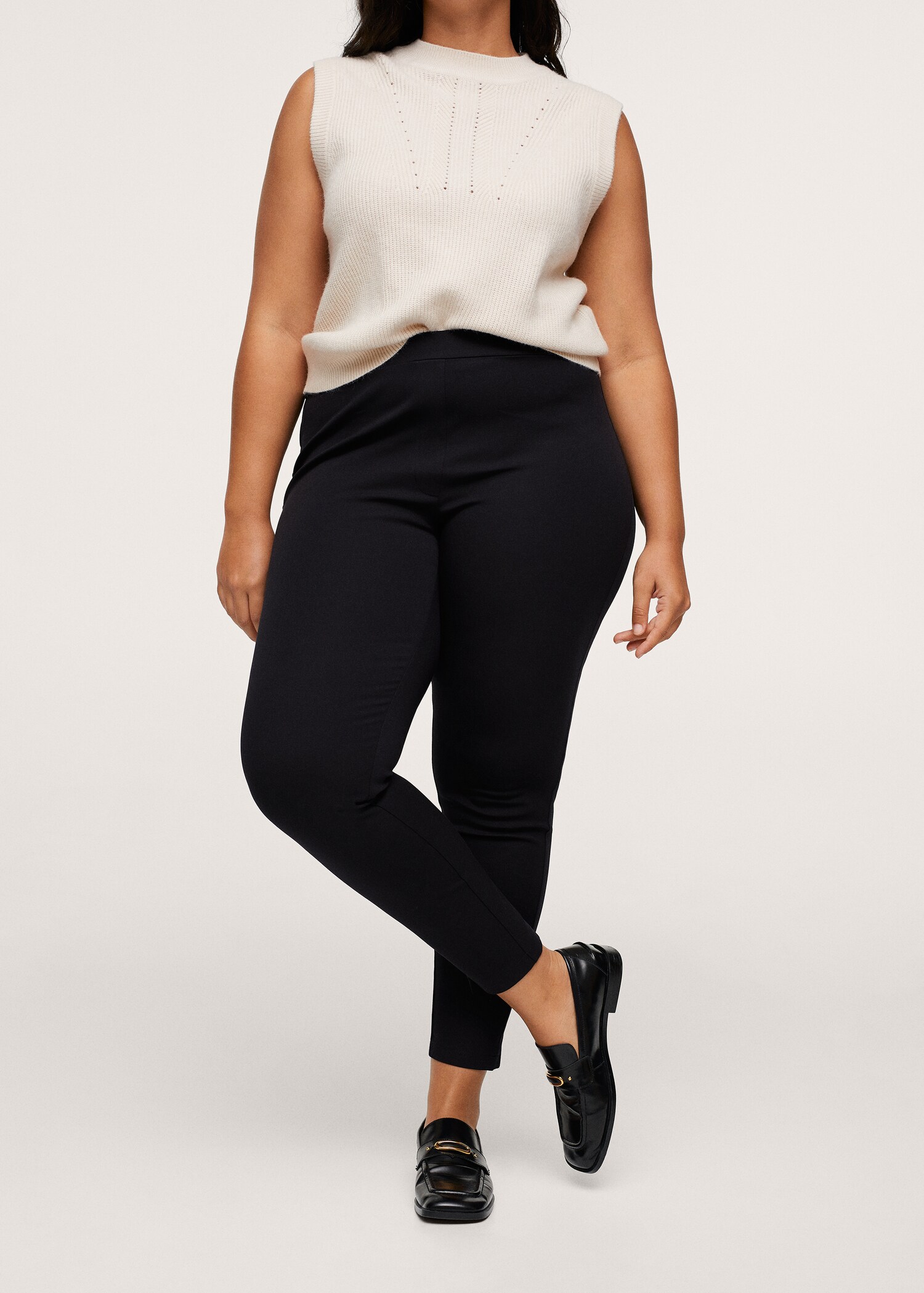 Pantalón skinny algodón  - Plano medio