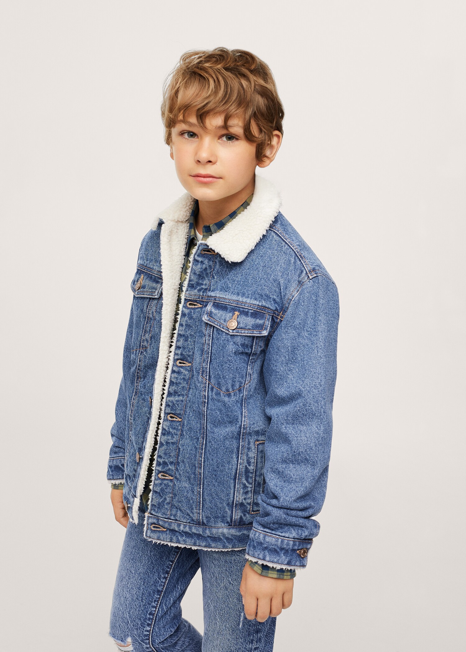 Chaqueta denim borreguito - Detalle del artículo 1