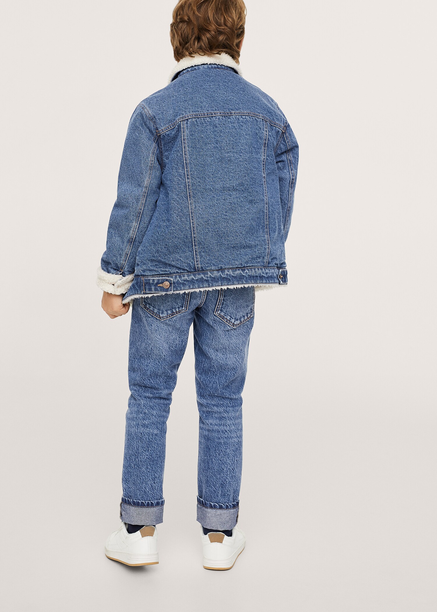 Chaqueta denim borreguito - Reverso del artículo