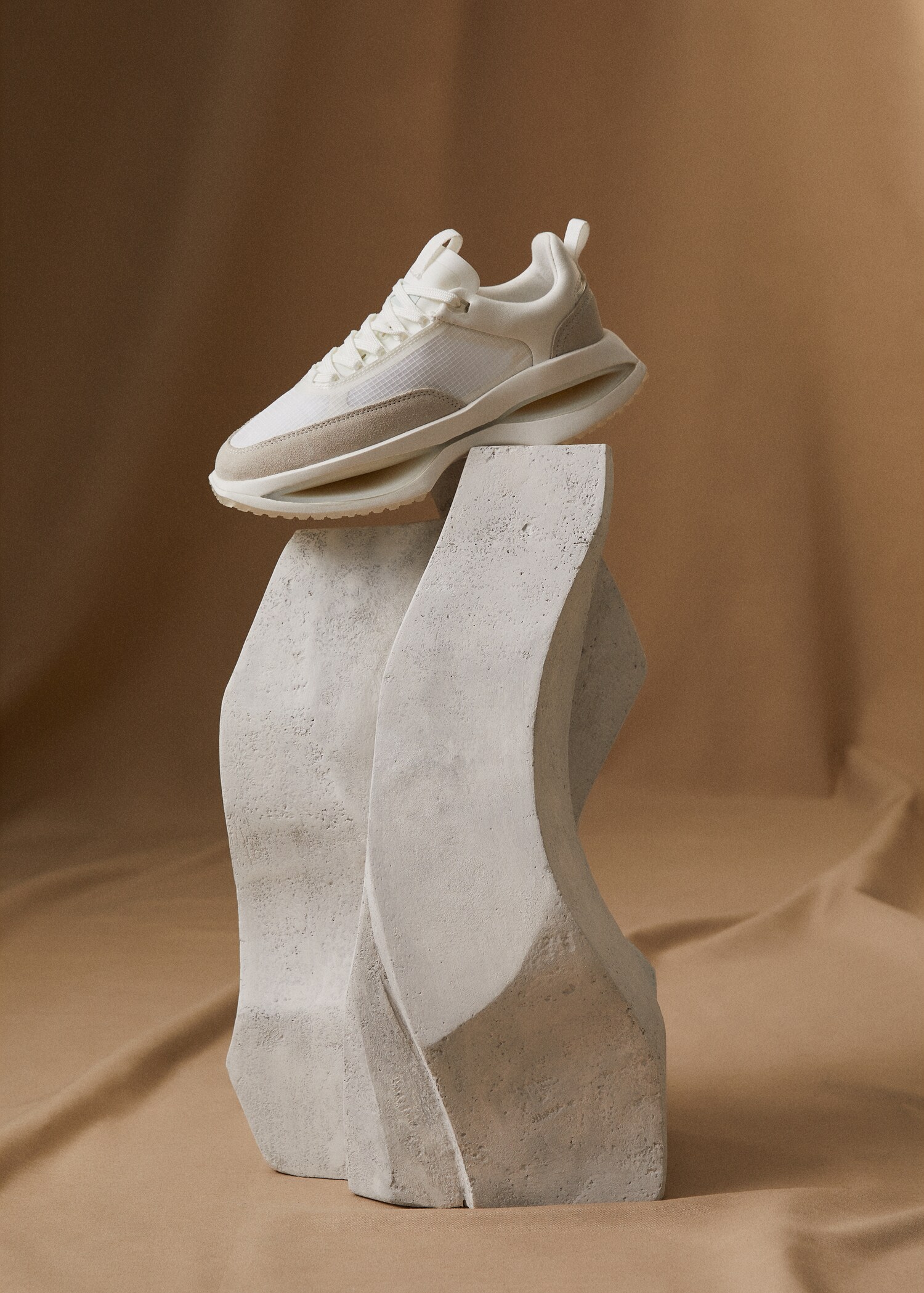 Leather trainers with transparent panels  - Details of the article 6