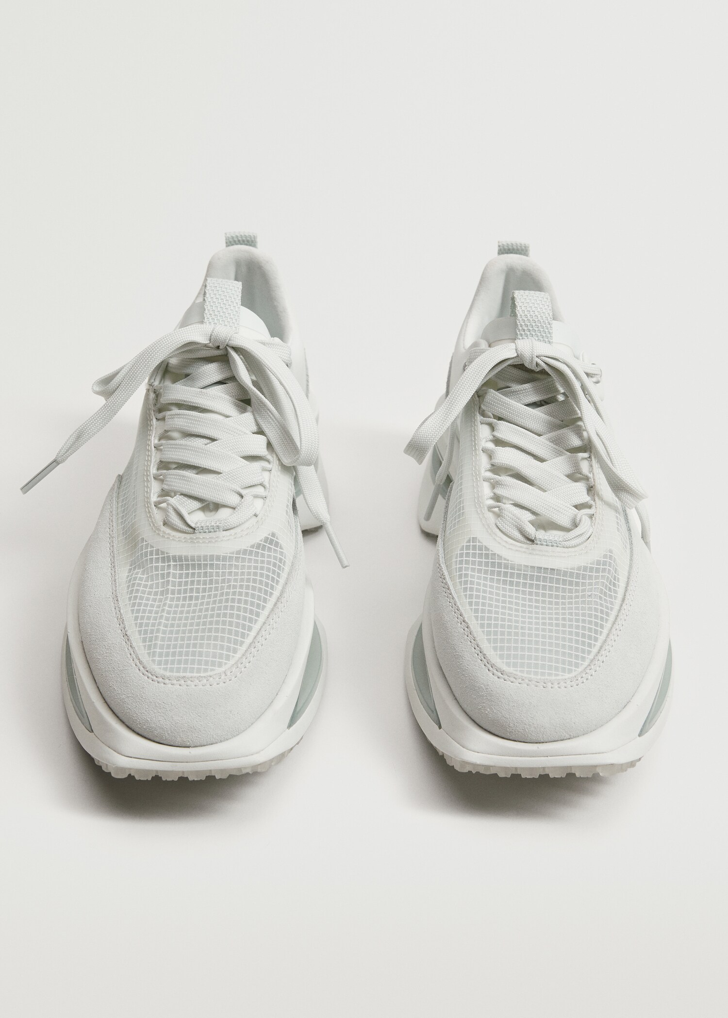 Leather trainers with transparent panels  - Details of the article 3